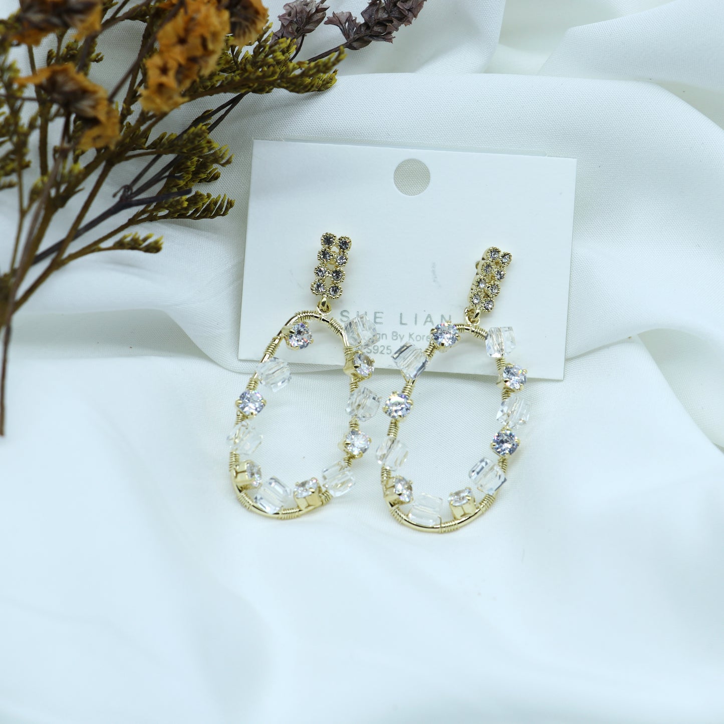 Stone Drop Earrings