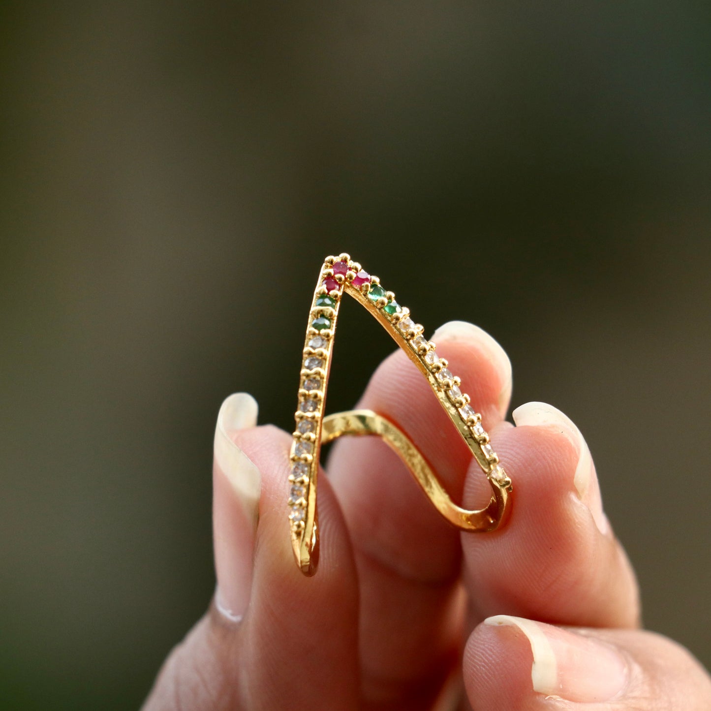 Sita Vanky shaped Finger Rings