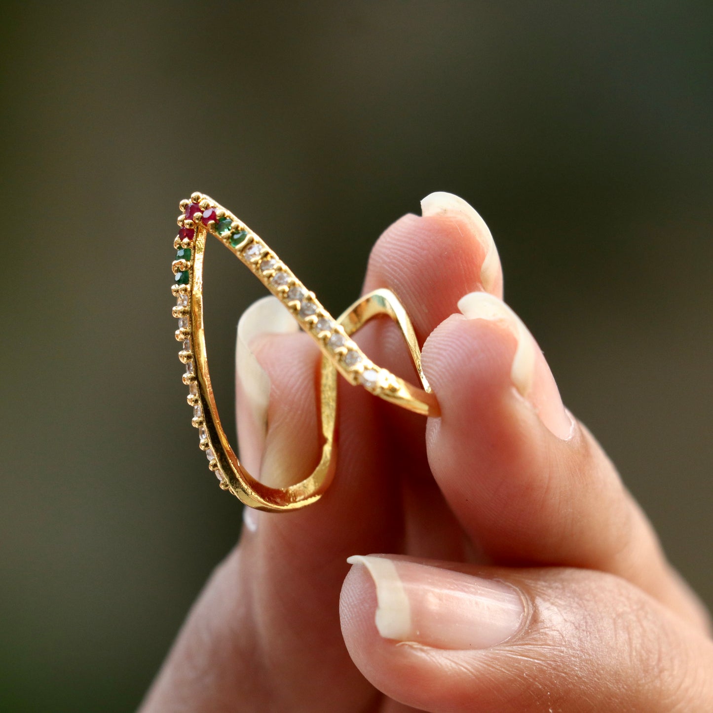 Sita Vanky shaped Finger Rings