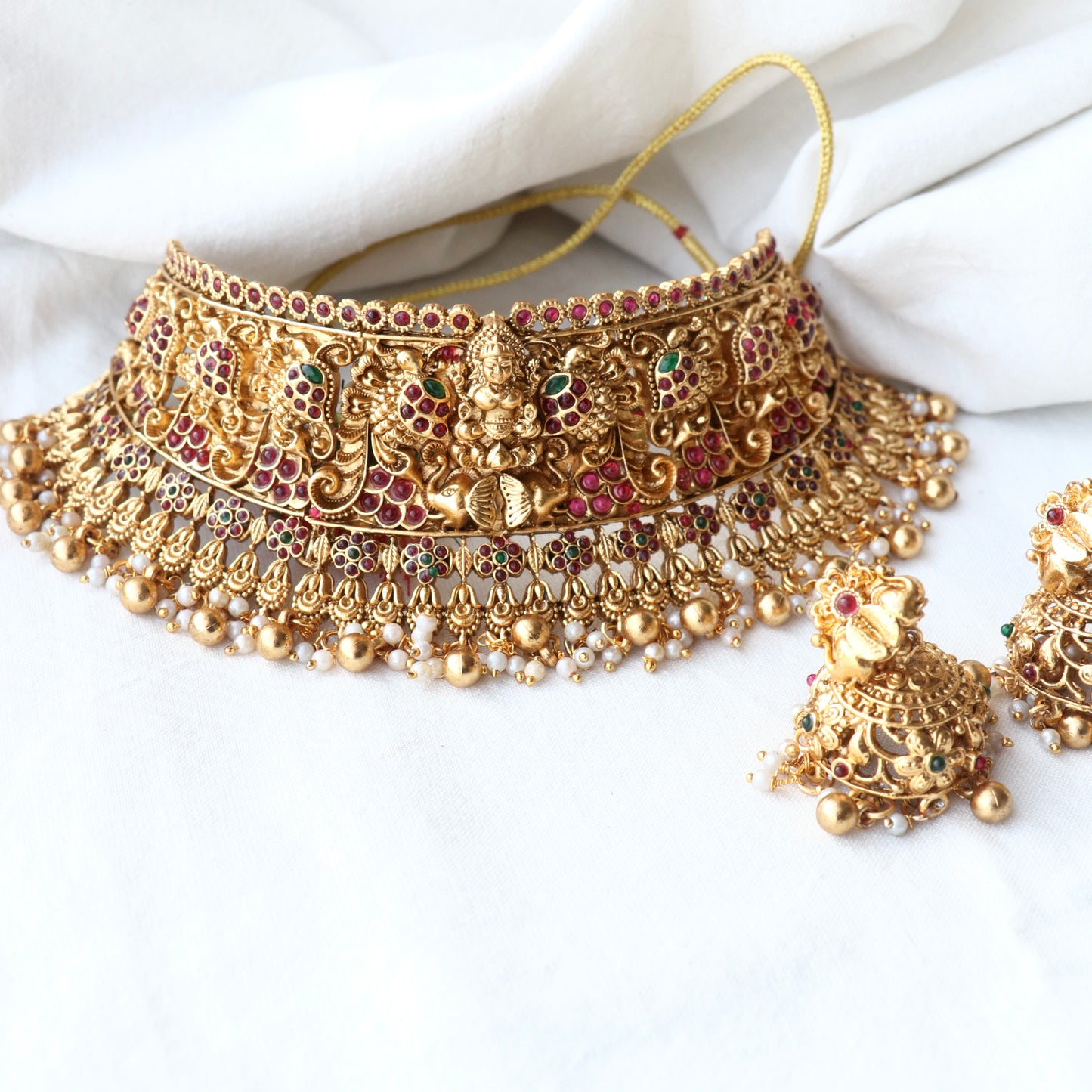 Lakshmi High Neck Bridal Choker Set
