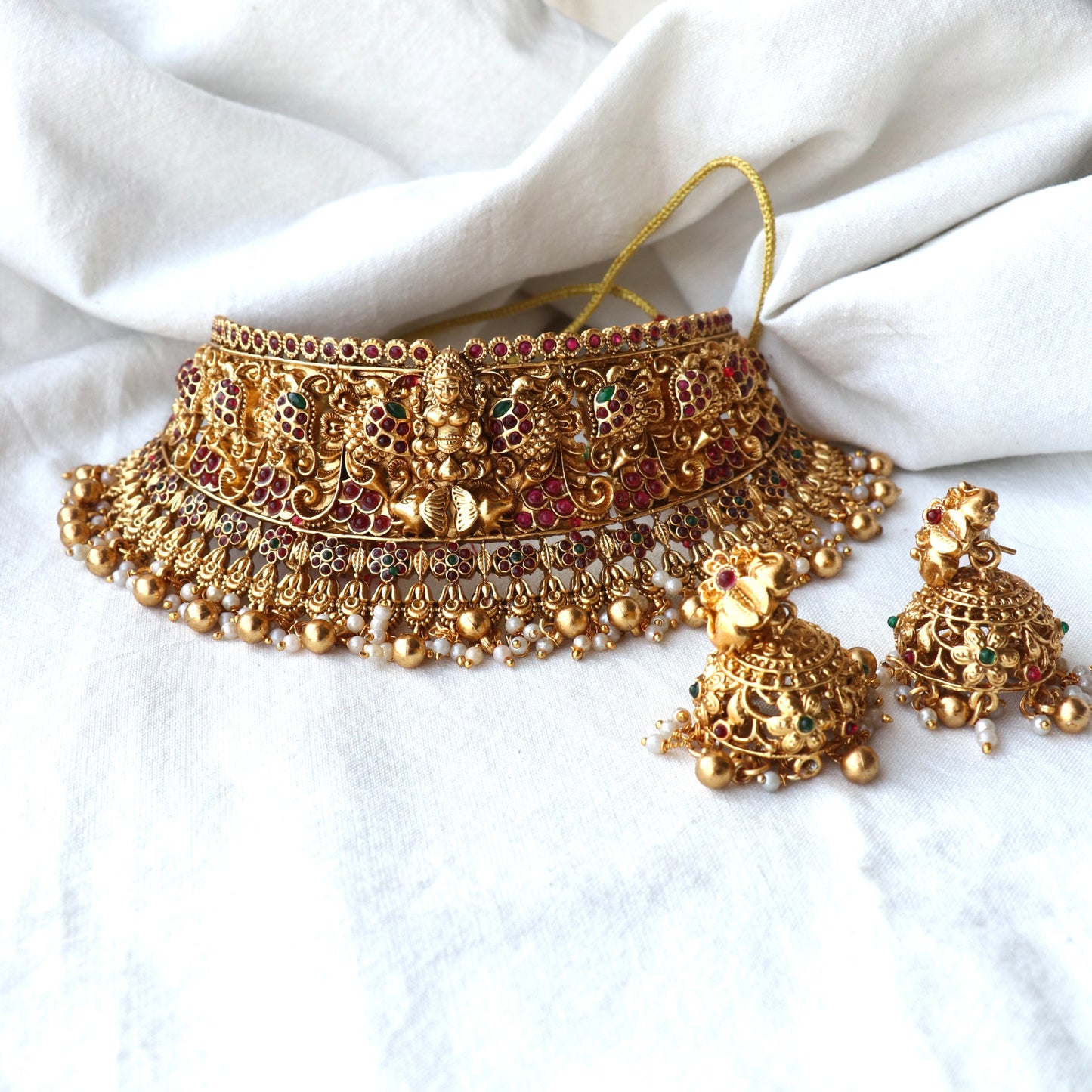 Lakshmi High Neck Bridal Choker Set