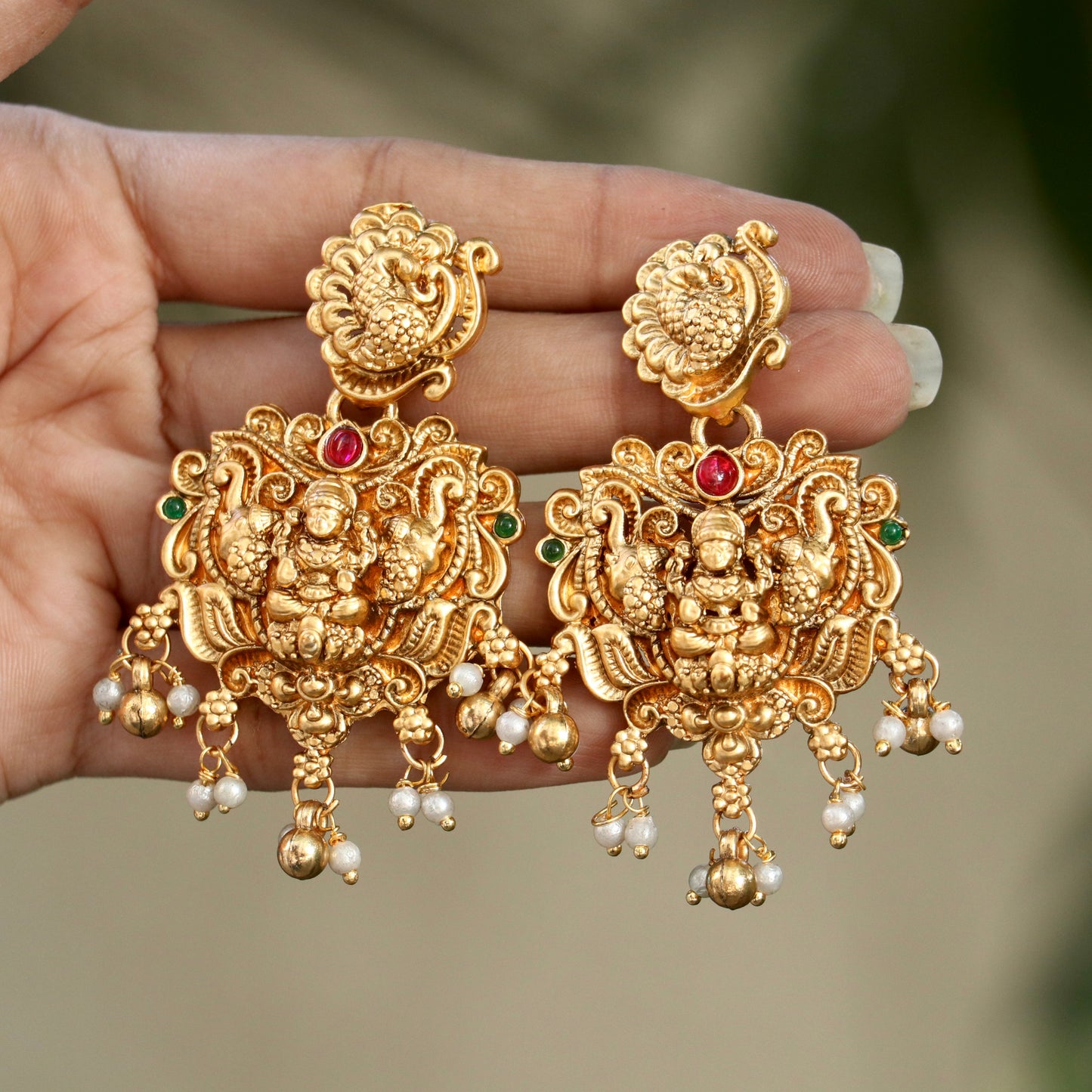 Yamini Long Lakshmi Bridal Long Necklace