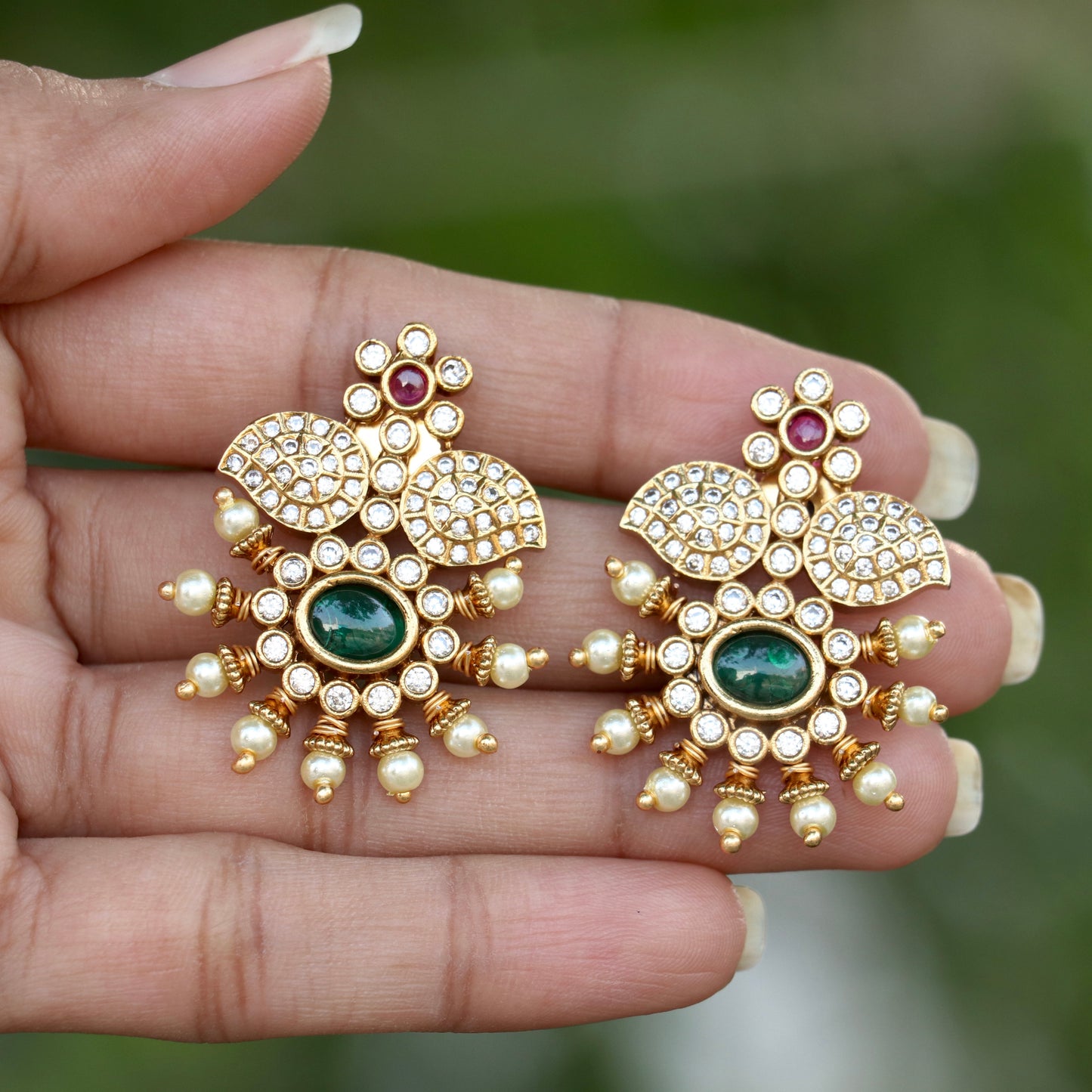 Mughal Majestic Stud Earrings