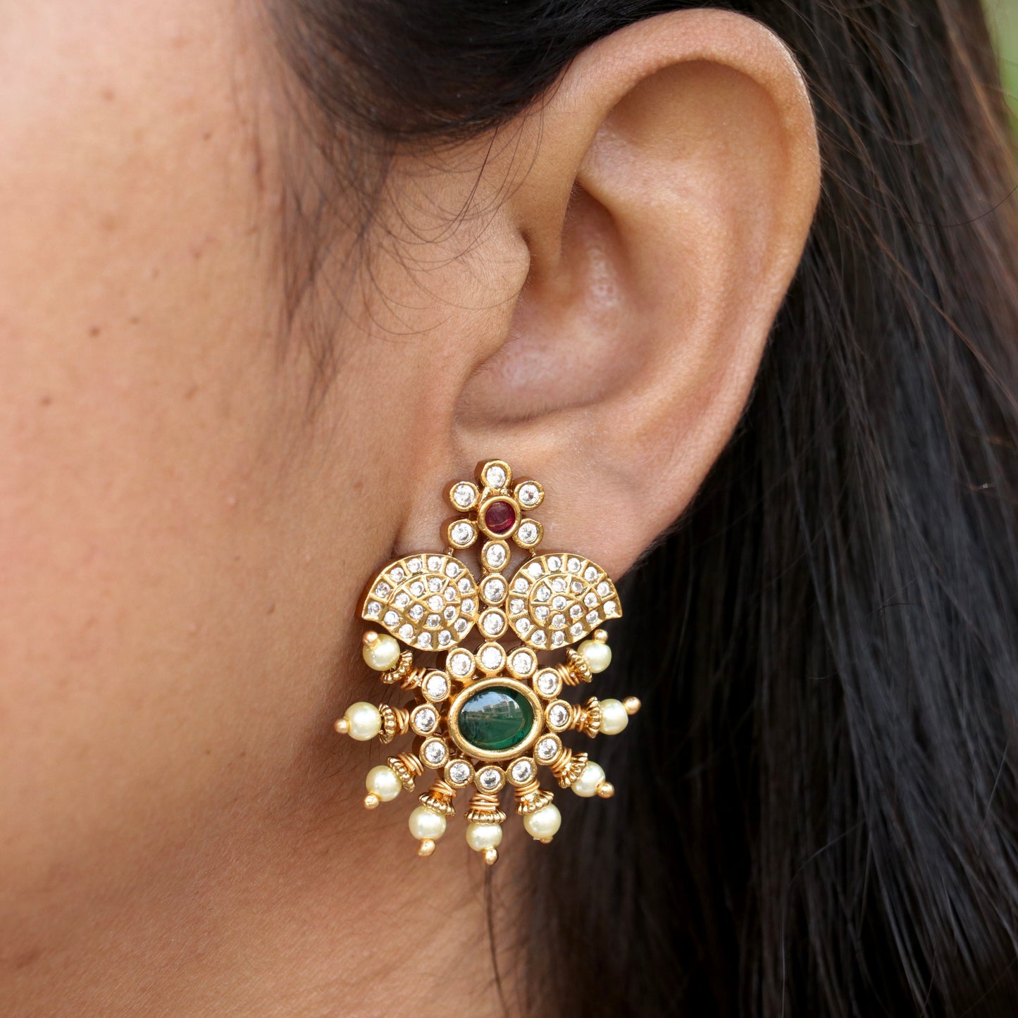 Mughal Majestic Stud Earrings