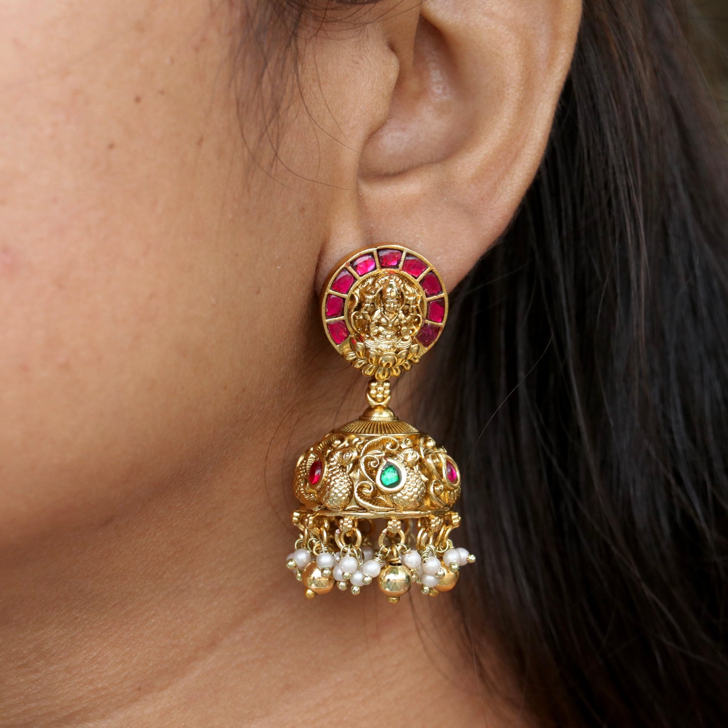 Kemp Chandrika Jhumkas