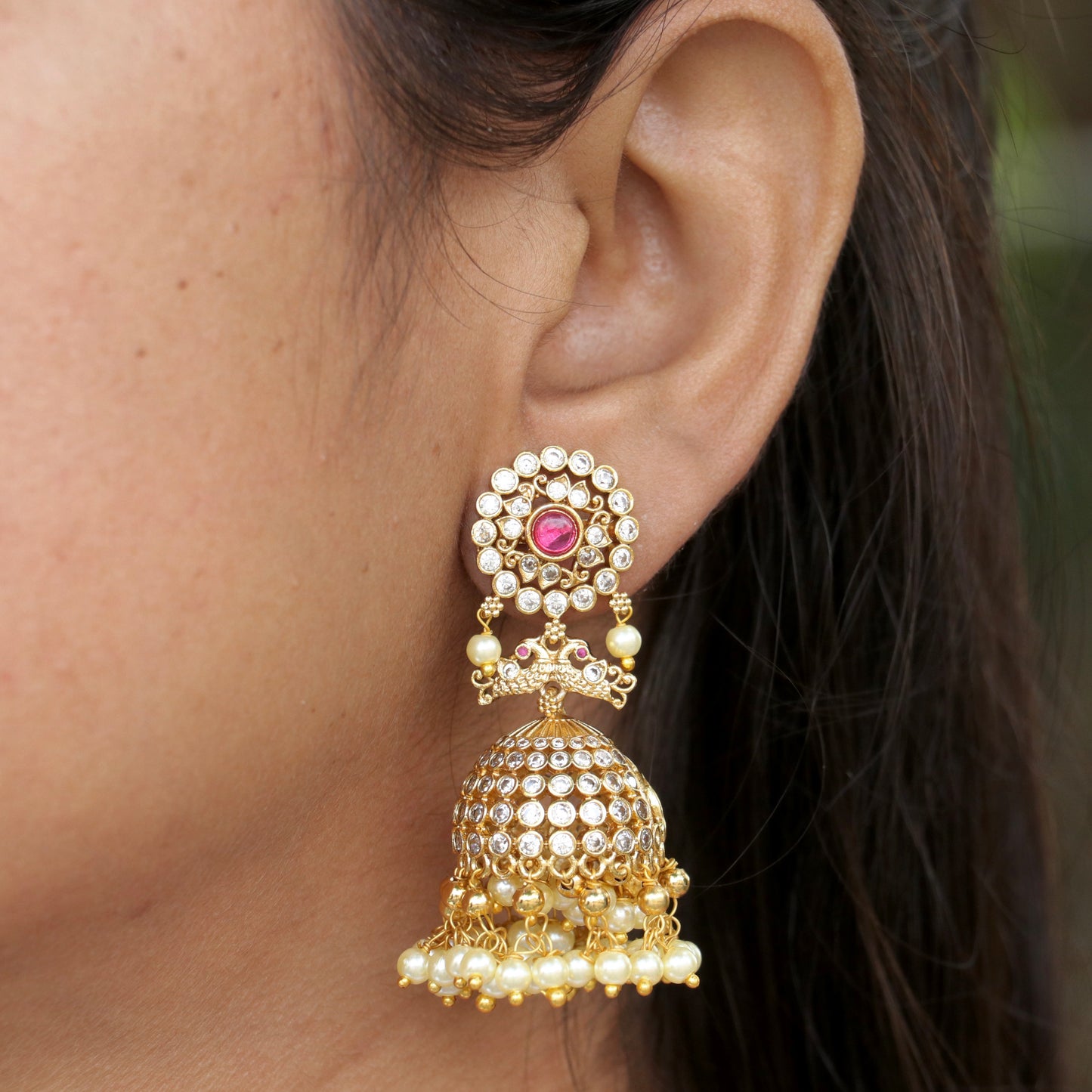 Rajwada Interchangeable Jhumkas