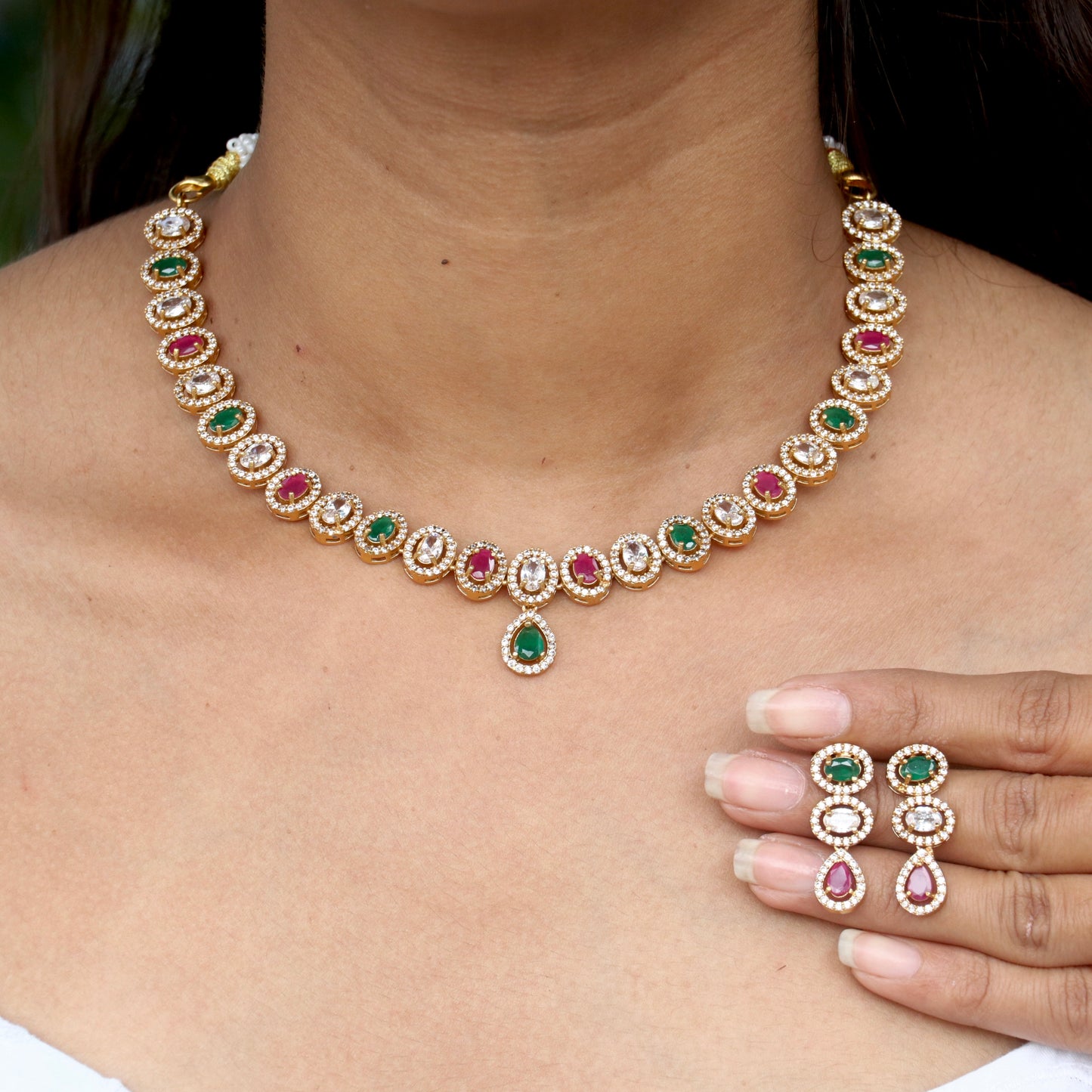 Pachchikam Diamond Necklace