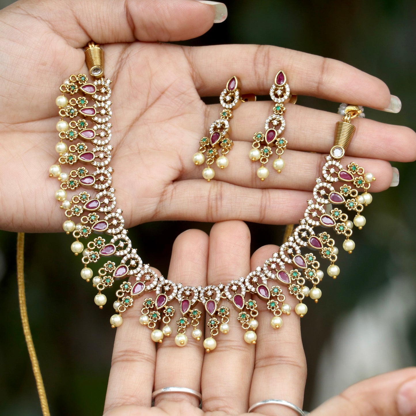 Matinee Pearl Drop Necklace