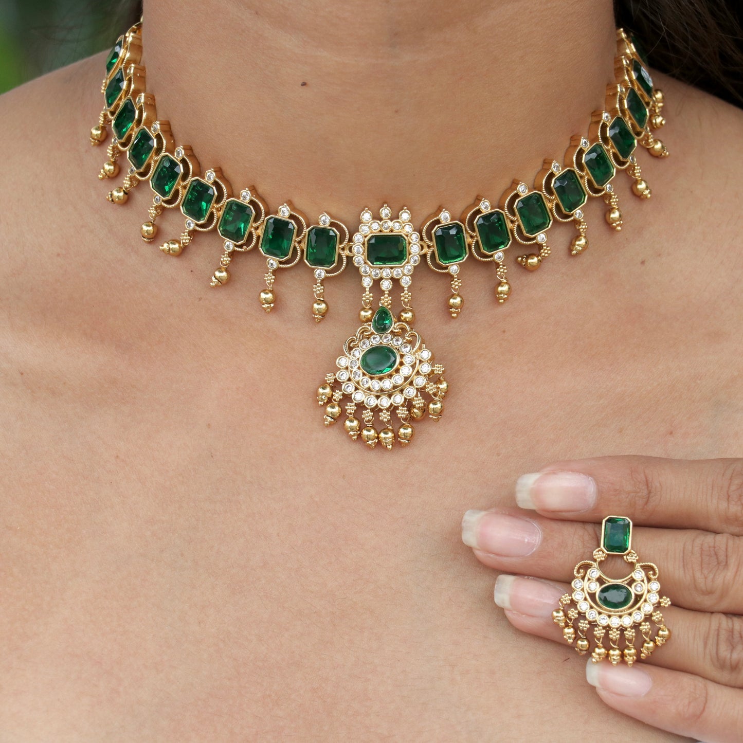 Kalpanah AD Choker - Colors Available