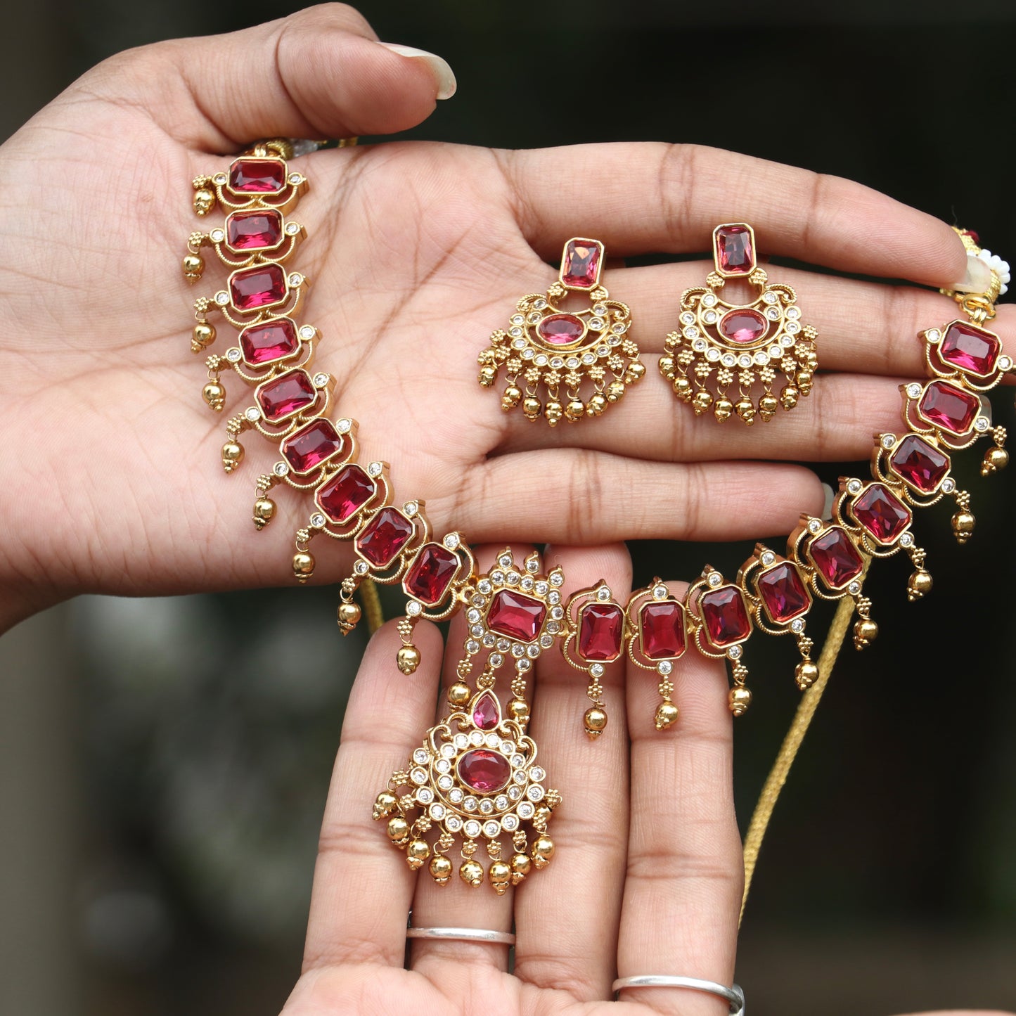 Kalpanah AD Choker - Colors Available