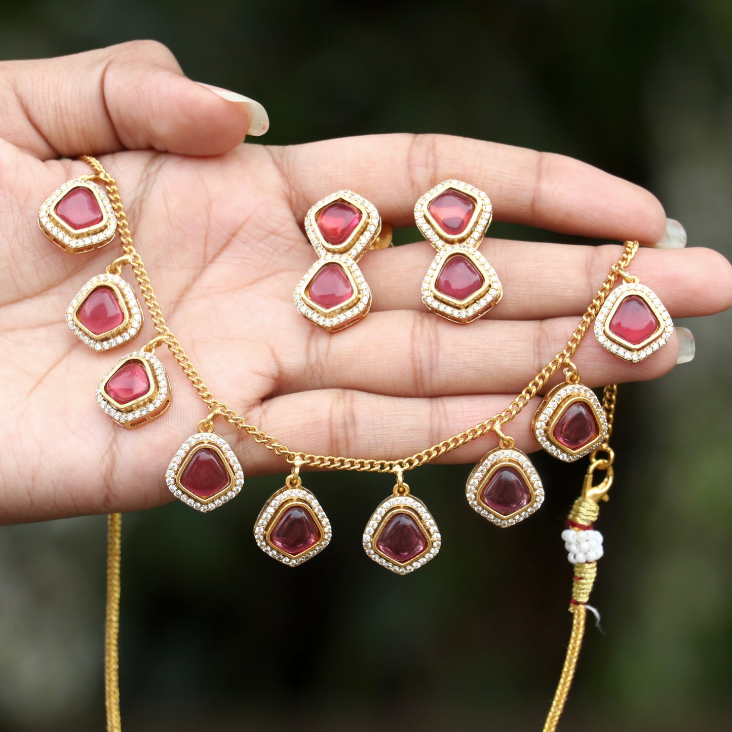 Jharokha Chain Designer Necklace - Color Available