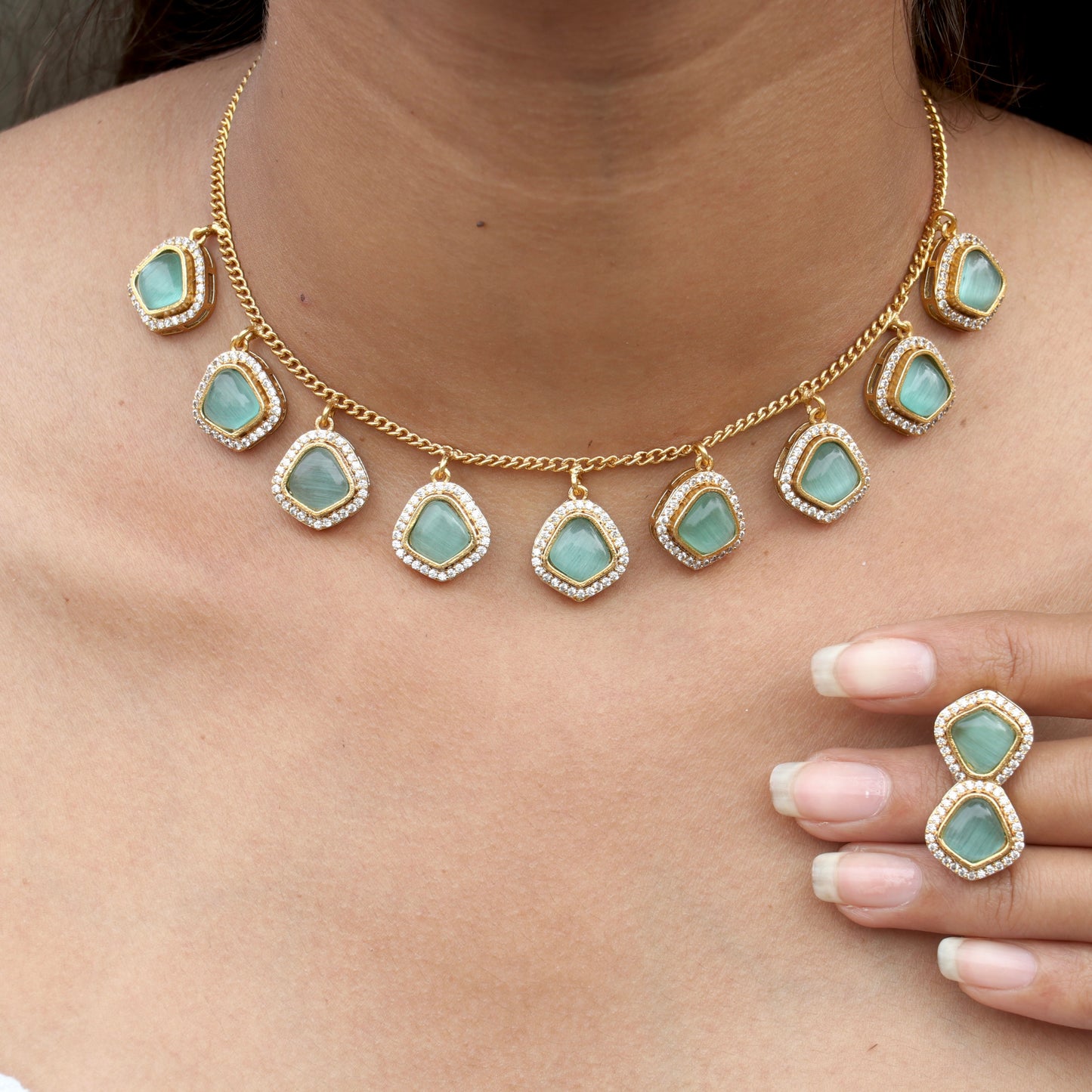 Jharokha Chain Designer Necklace - Color Available
