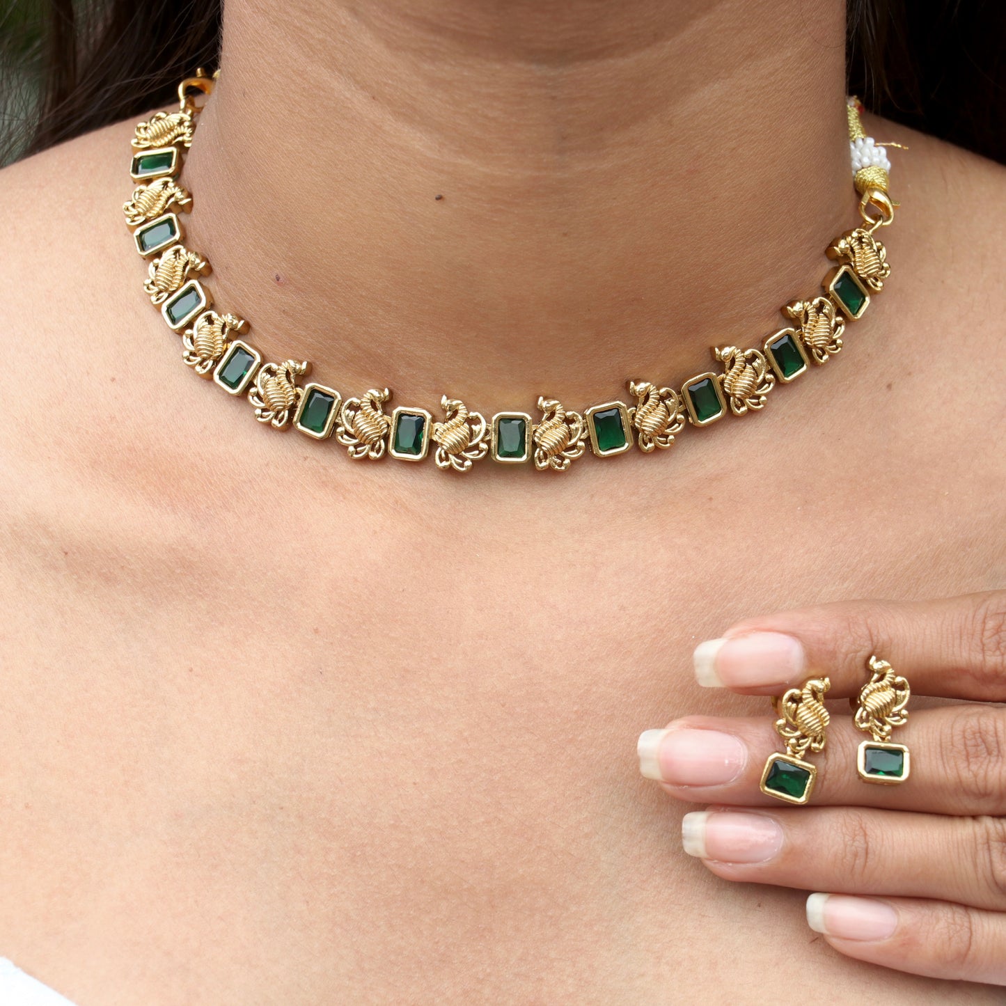 Padmarekha Simple Necklace - Colora Available