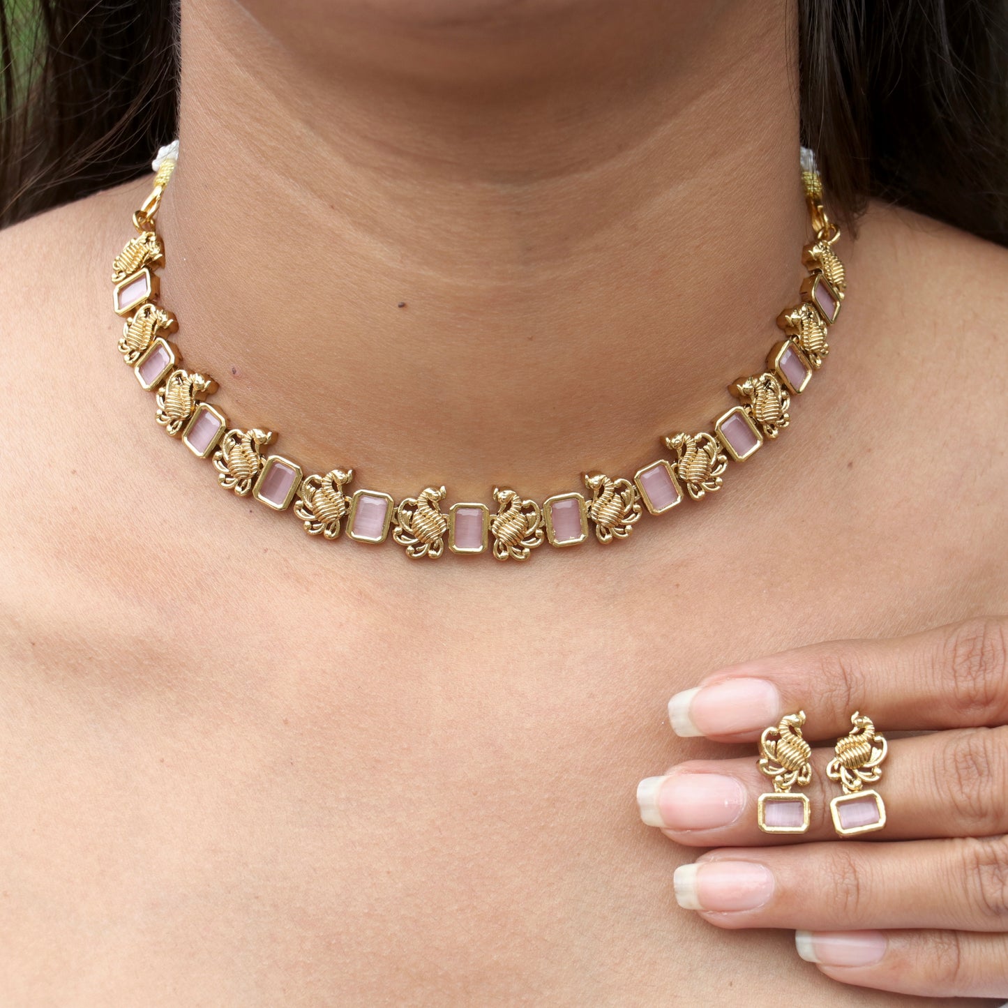 Padmarekha Simple Necklace - Colora Available