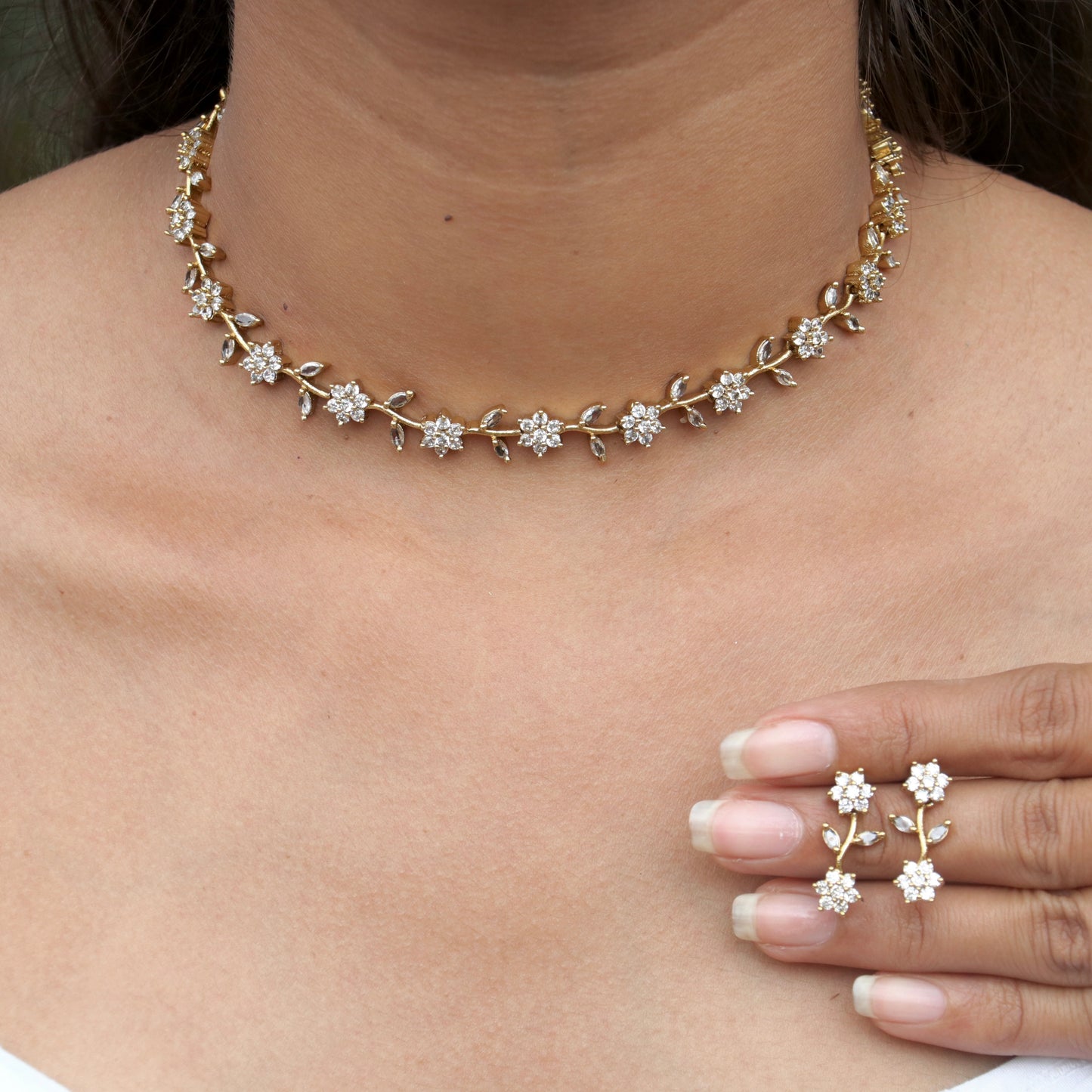 Pachai Poo Necklace - Colora Available