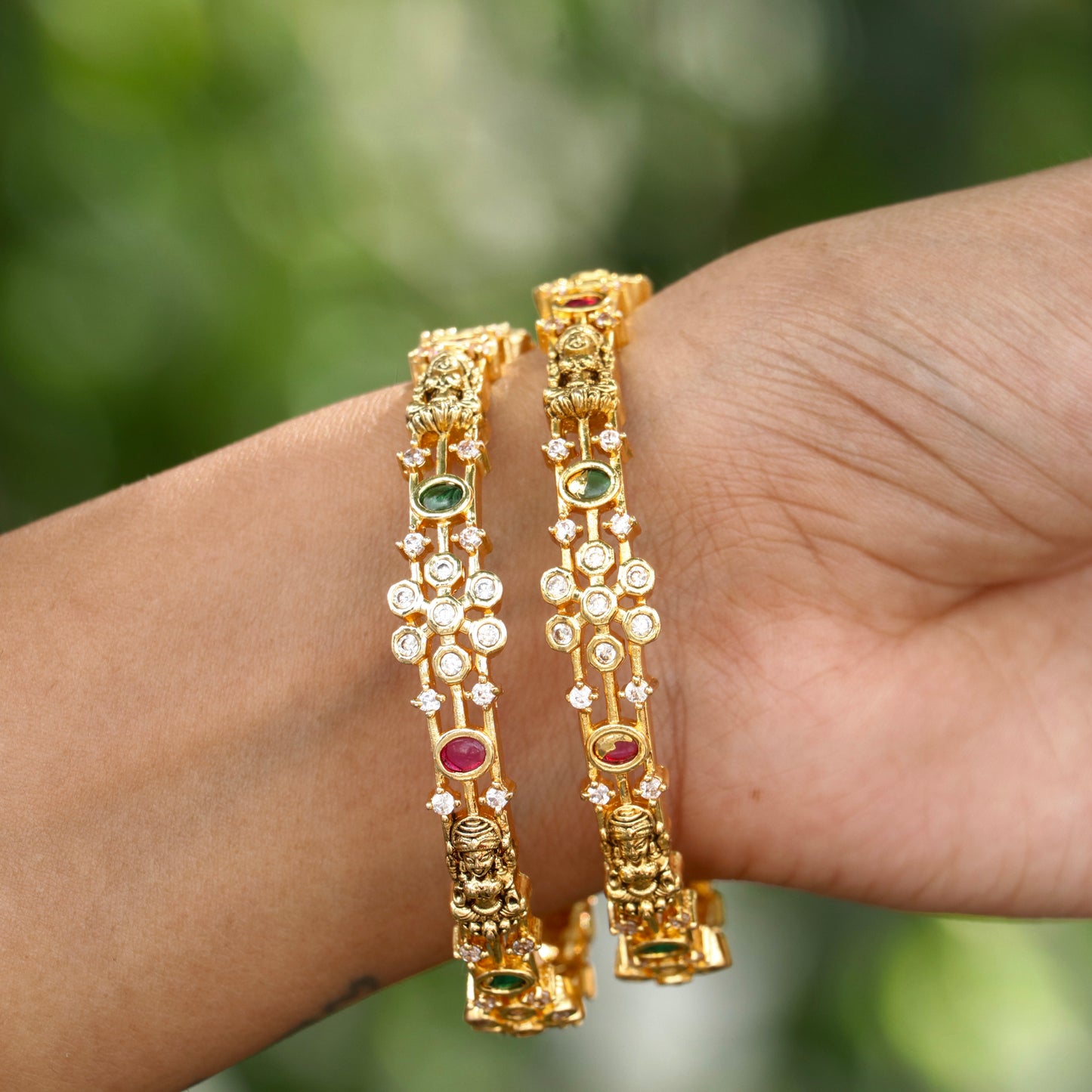 Kashi Gold Finish Bangles