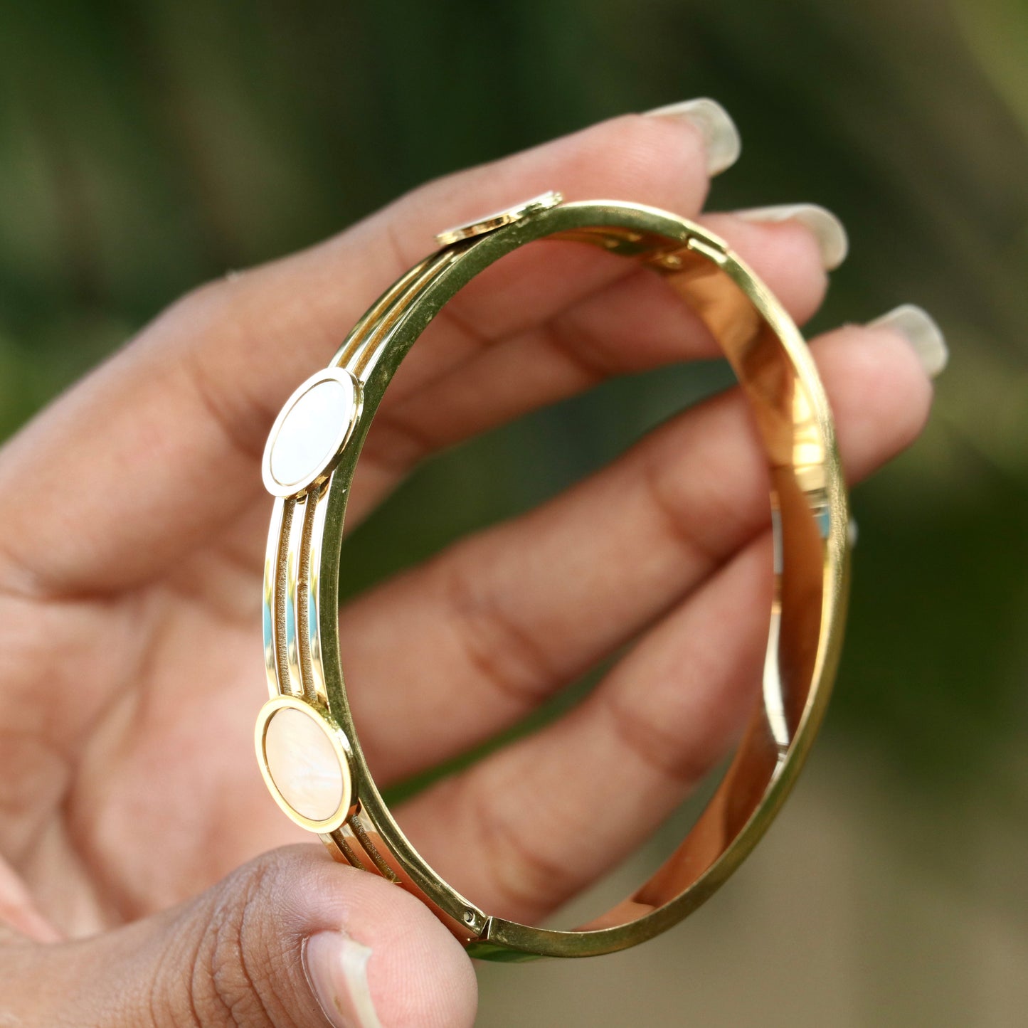 Gold Anti- Tarnish MoonMist Bracelet