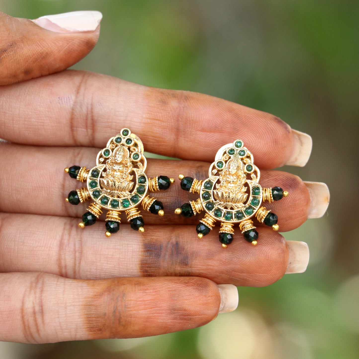 Lakshmi Divine Aura Studs