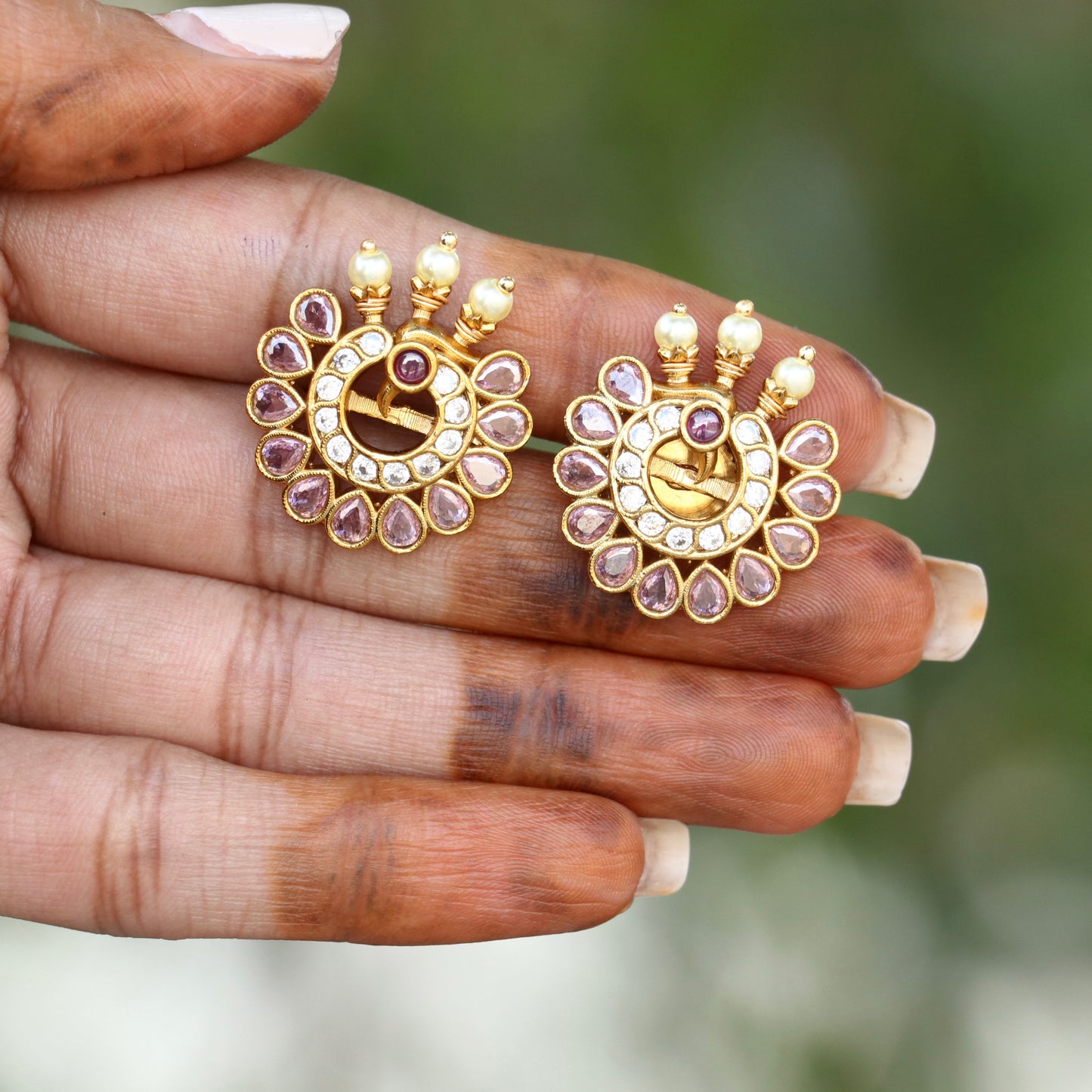Pavazha Malar Studs