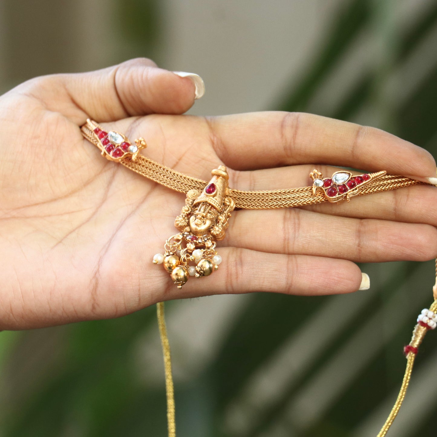 Balaji Chain Choker Necklace