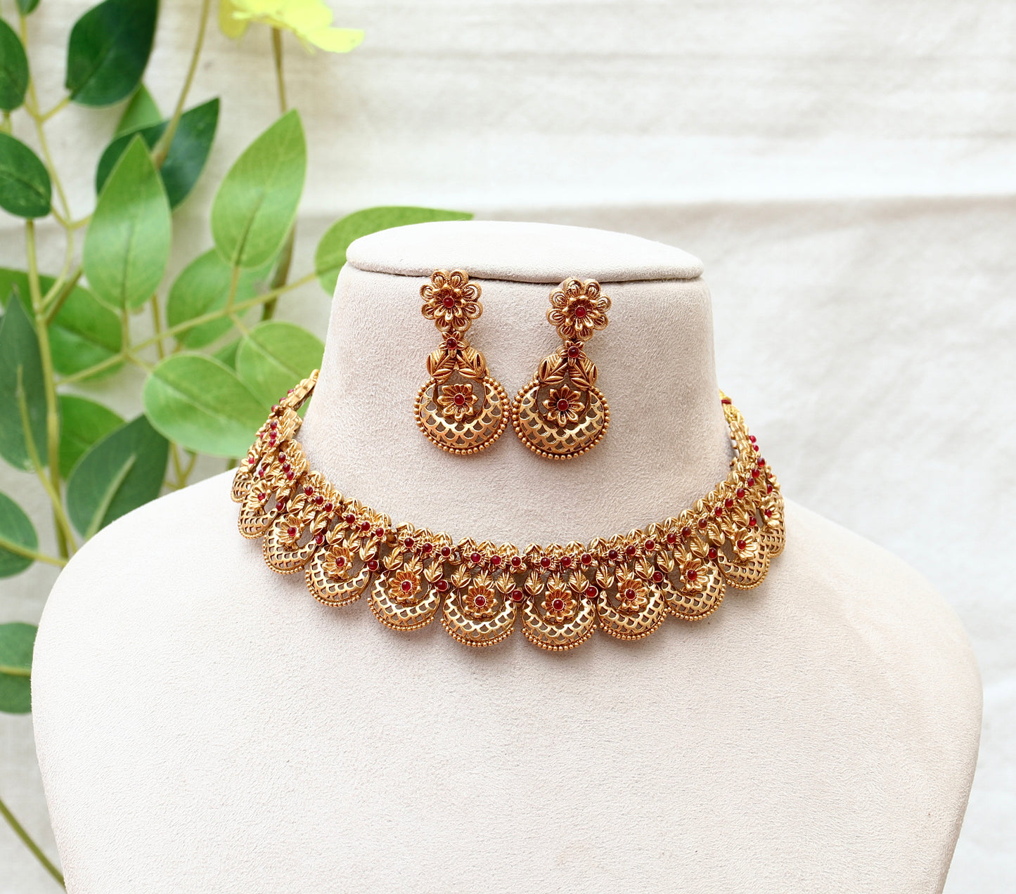 Diya Simple Designer Necklace