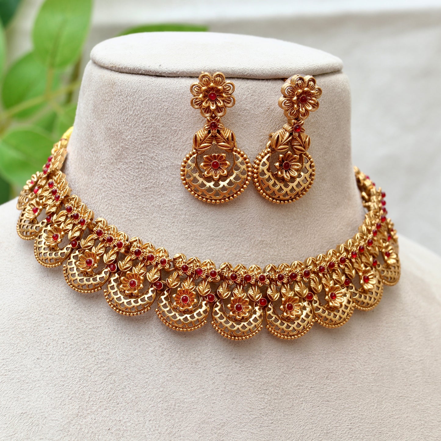 Diya Simple Designer Necklace