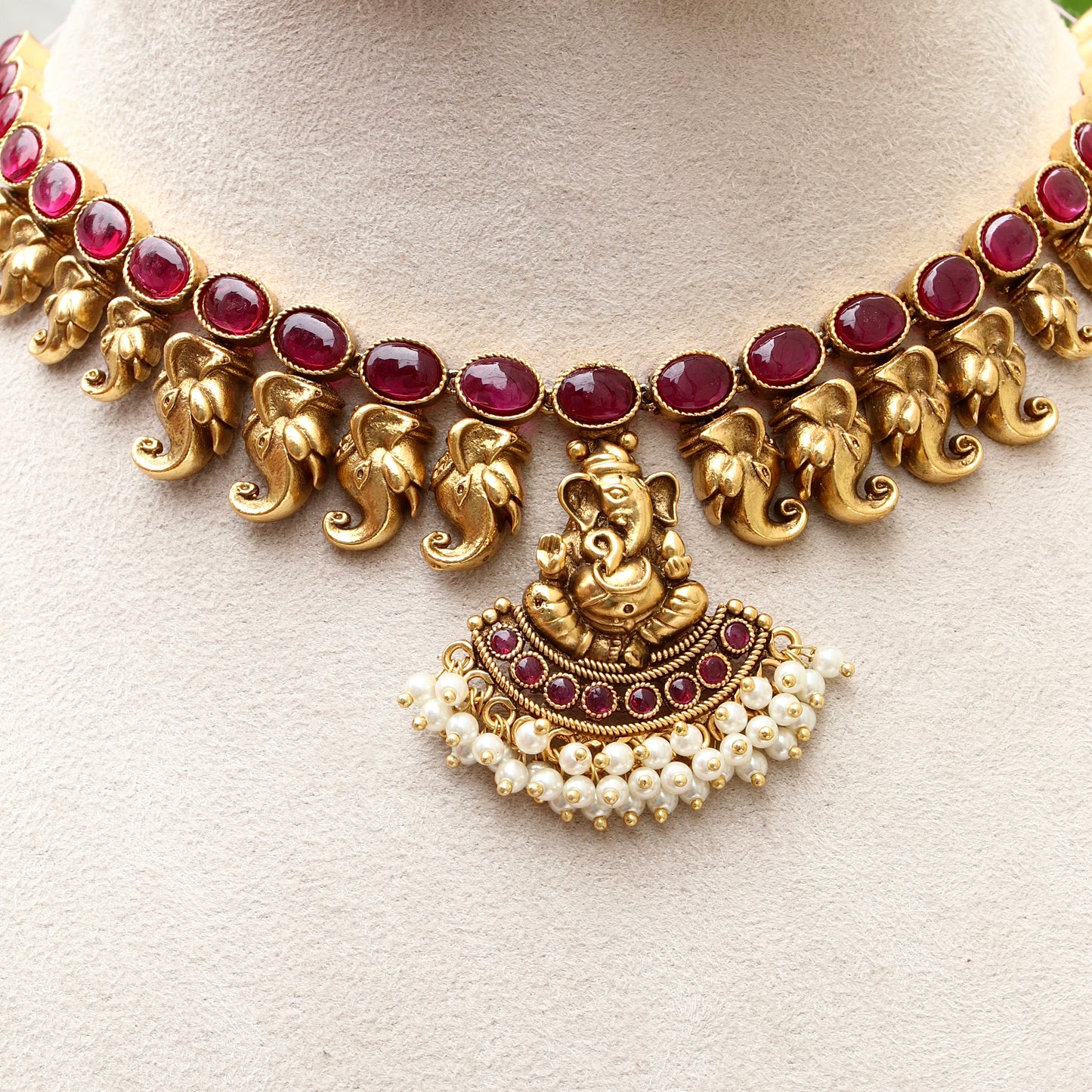 Vinayaka Antique Necklace