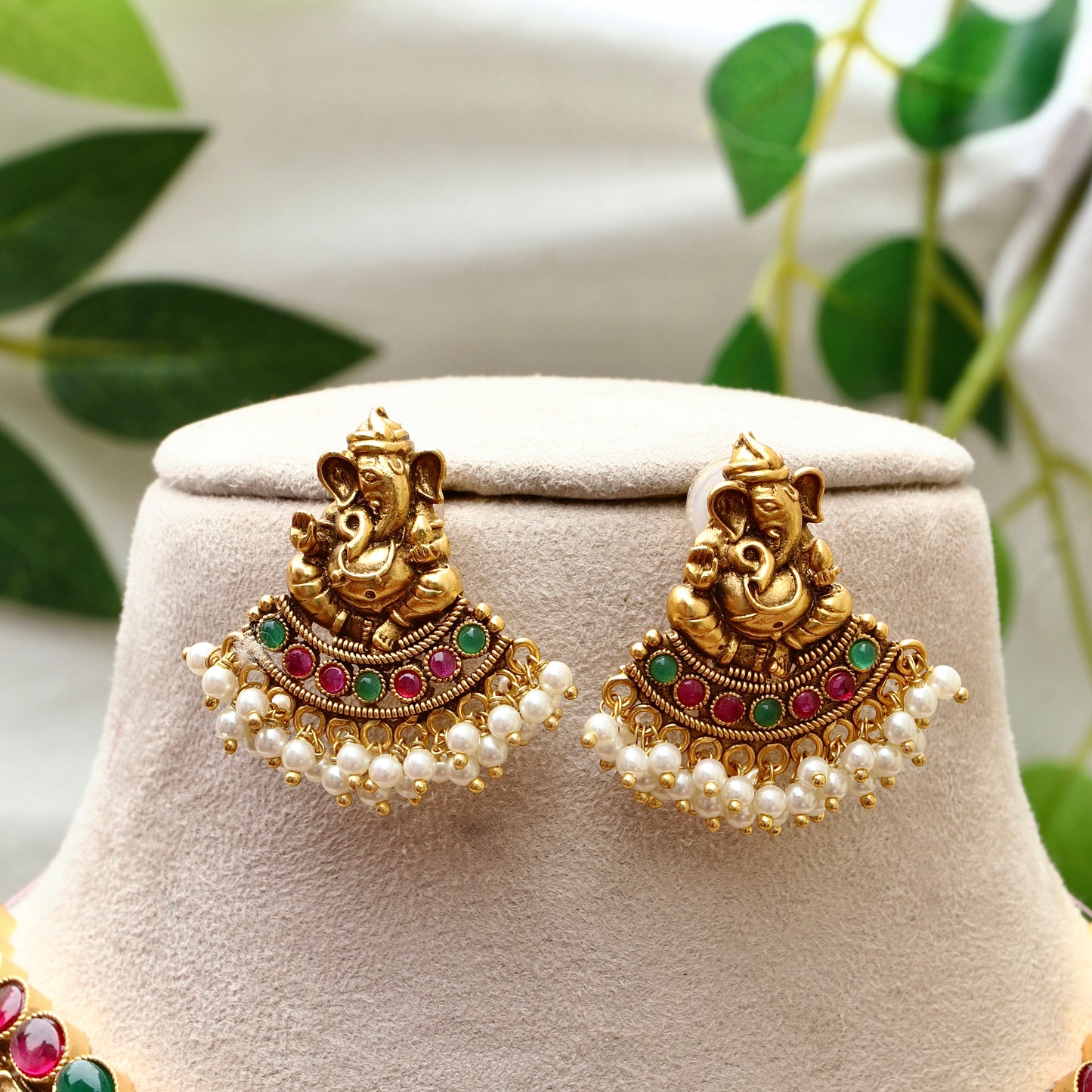 Vinayaka Antique Necklace