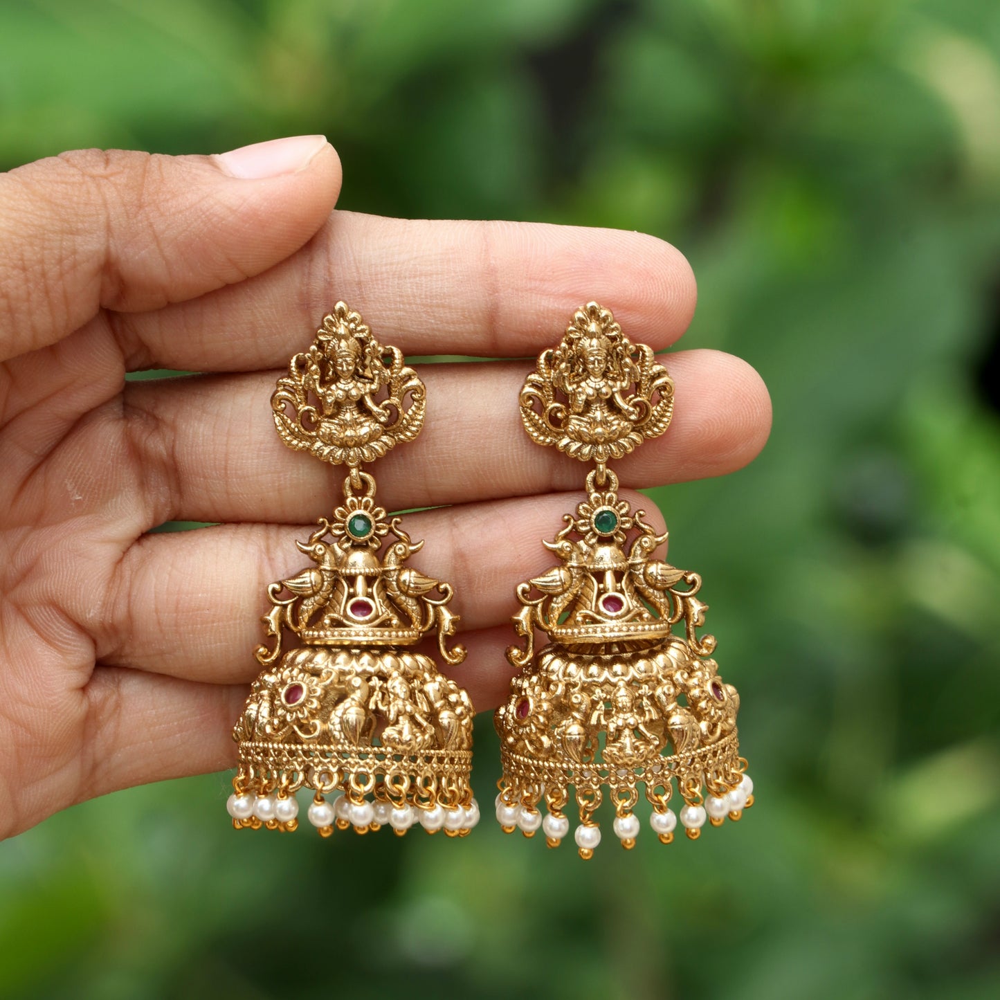 Lakshmi Jhumkas