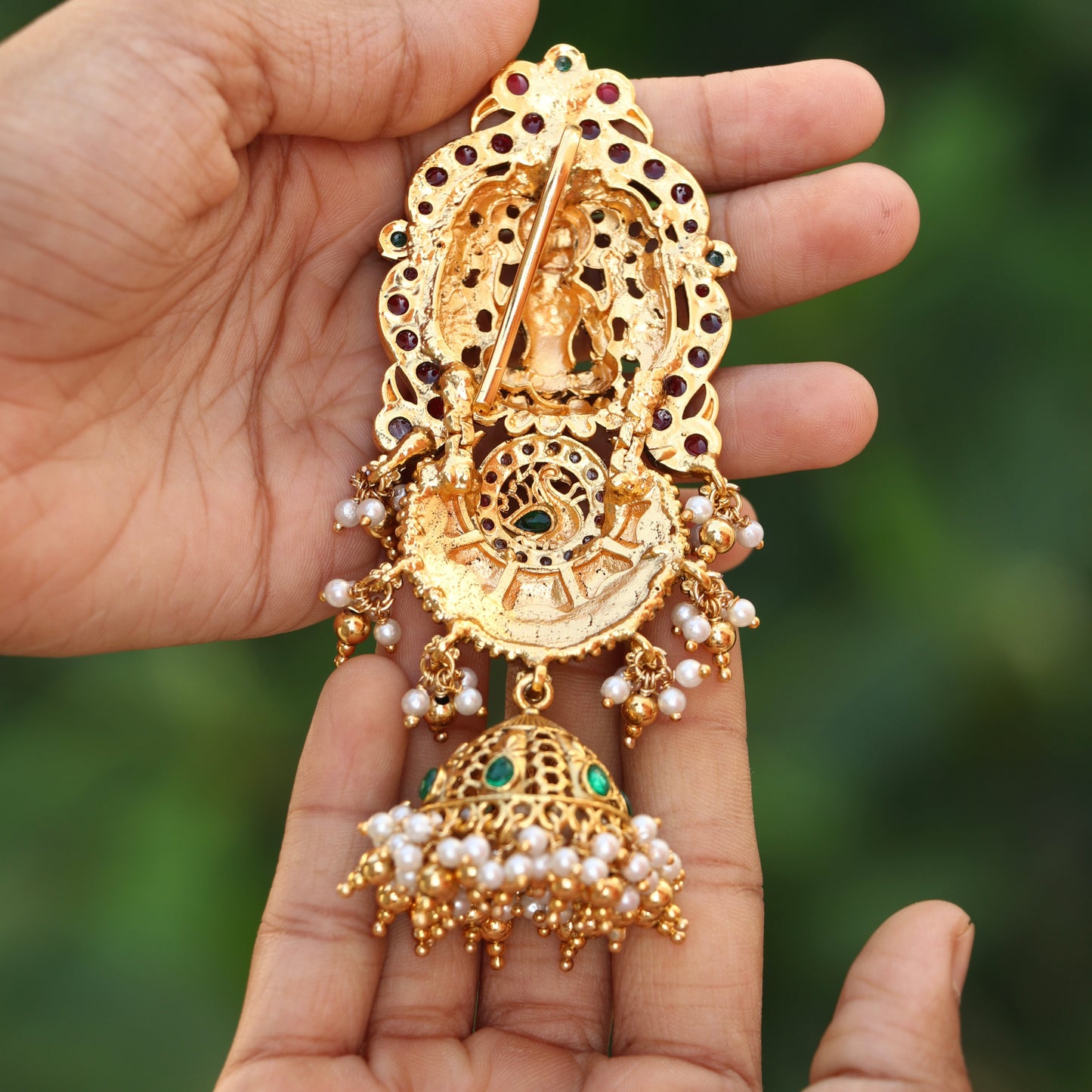 Stone Lakshmi Antique Jada Billa