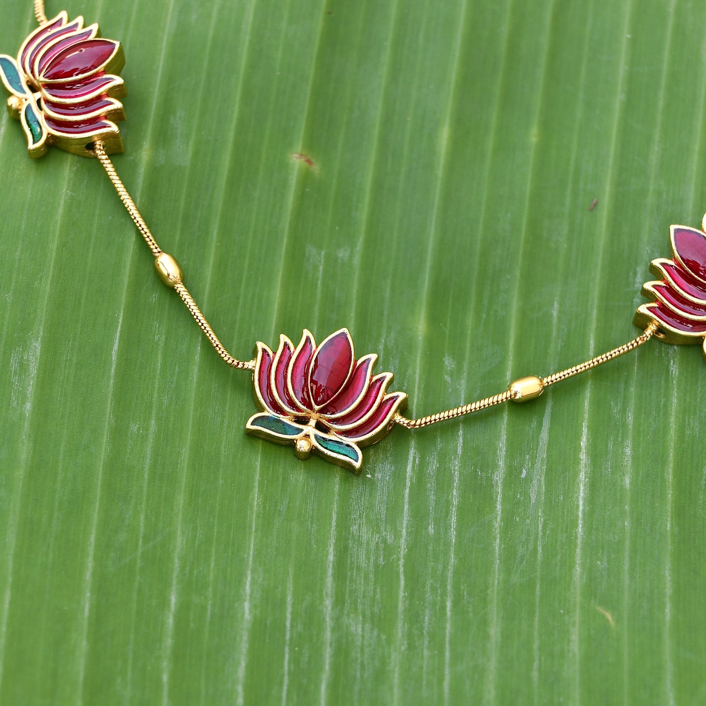 Lotus Necklace Set