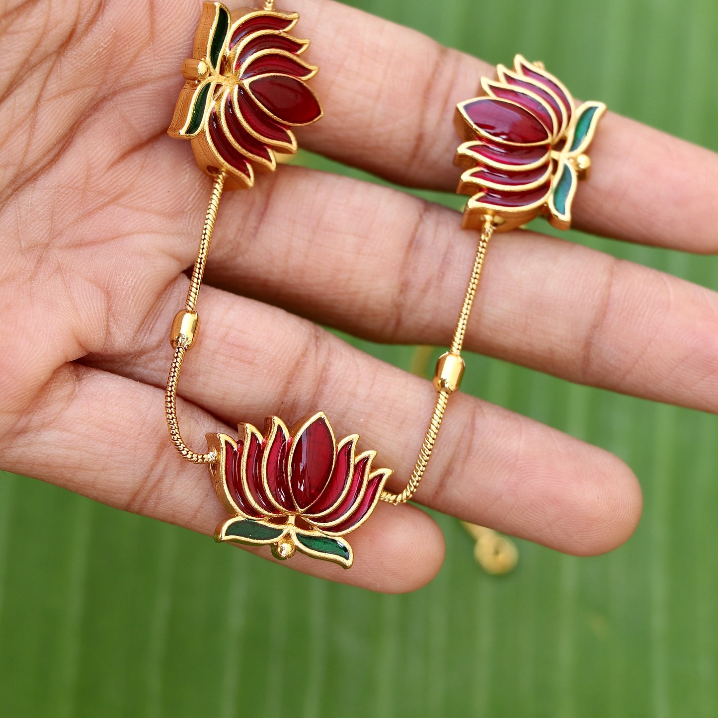 Lotus Necklace Set