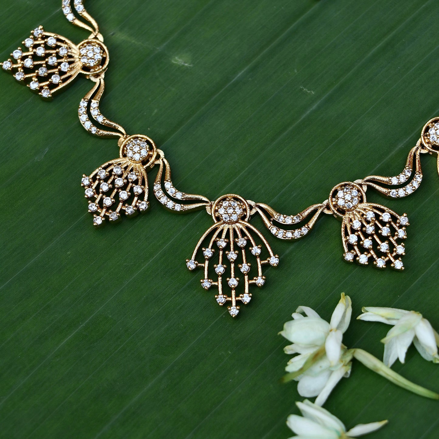 White Stone Necklace