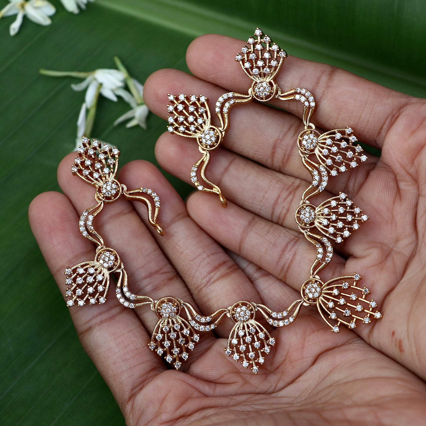 White Stone Necklace