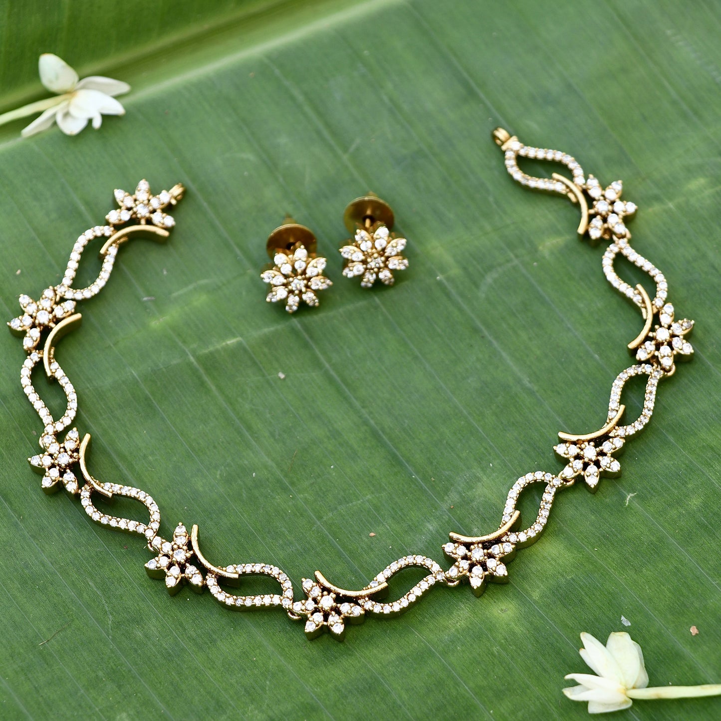 White Stone Necklace