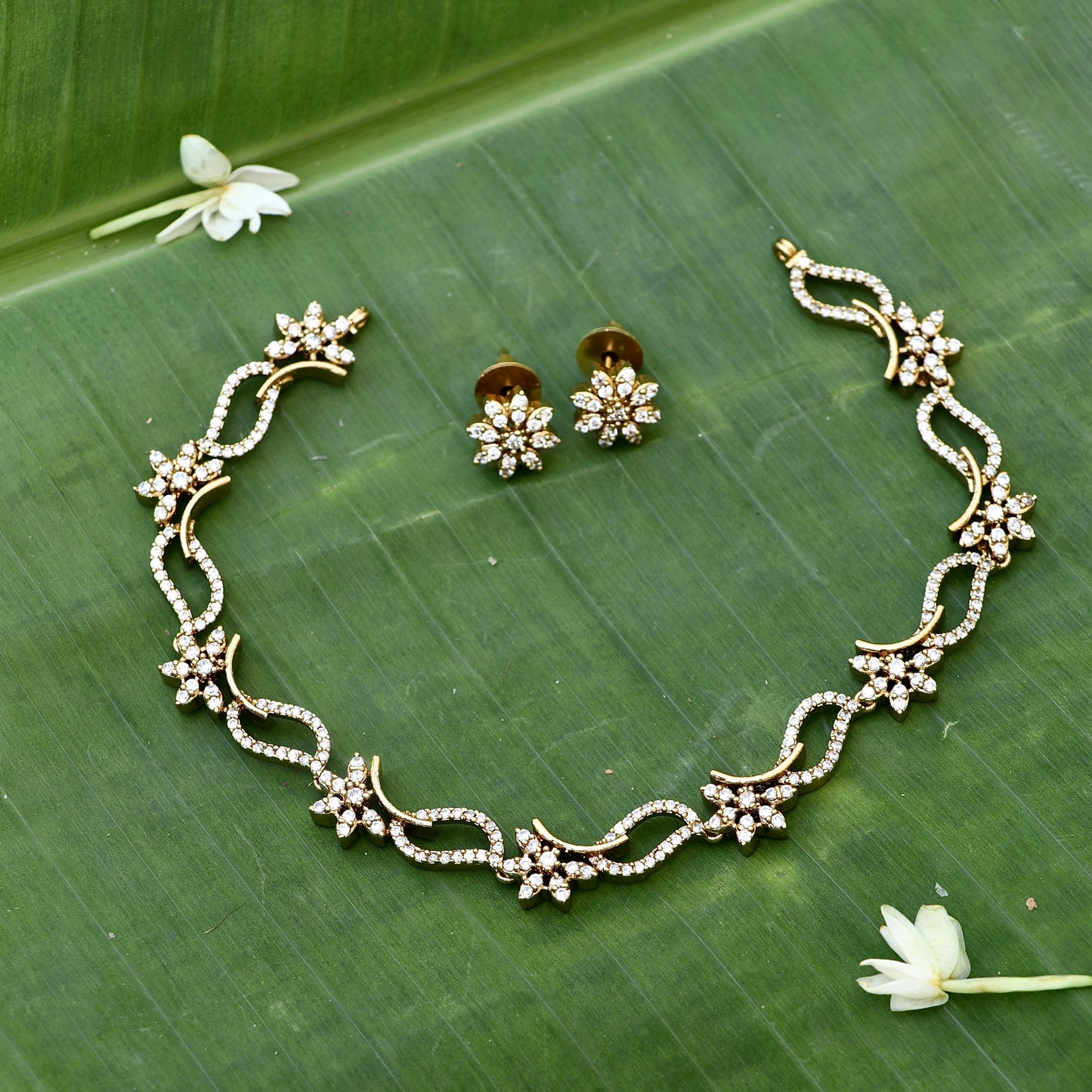 White Stone Necklace