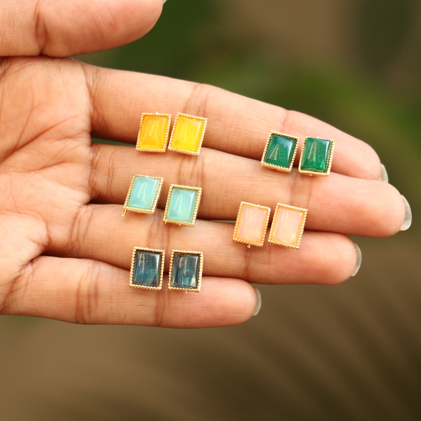Interchangeable Stud Earrings