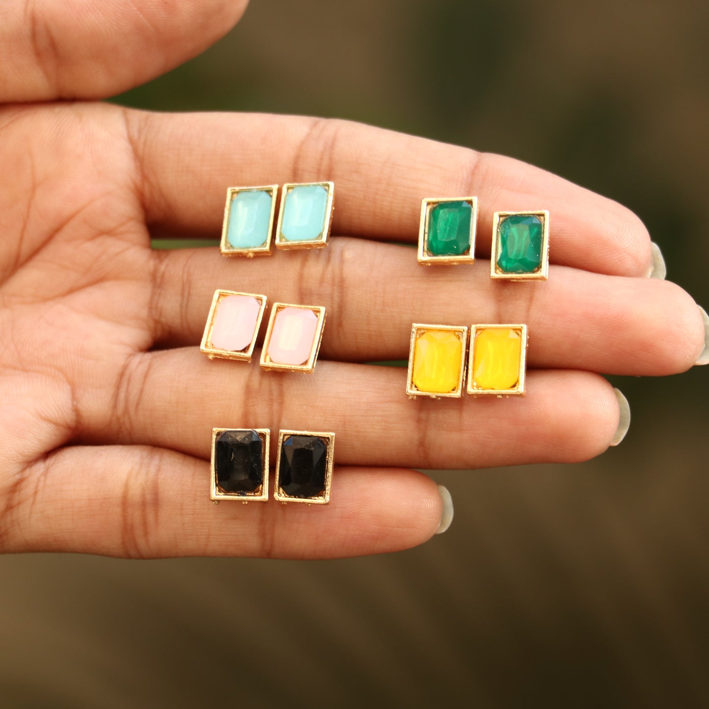 Interchangeable Stud Earrings