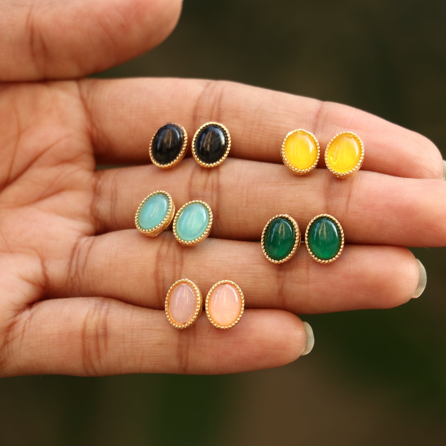 Interchangeable Stud Earrings