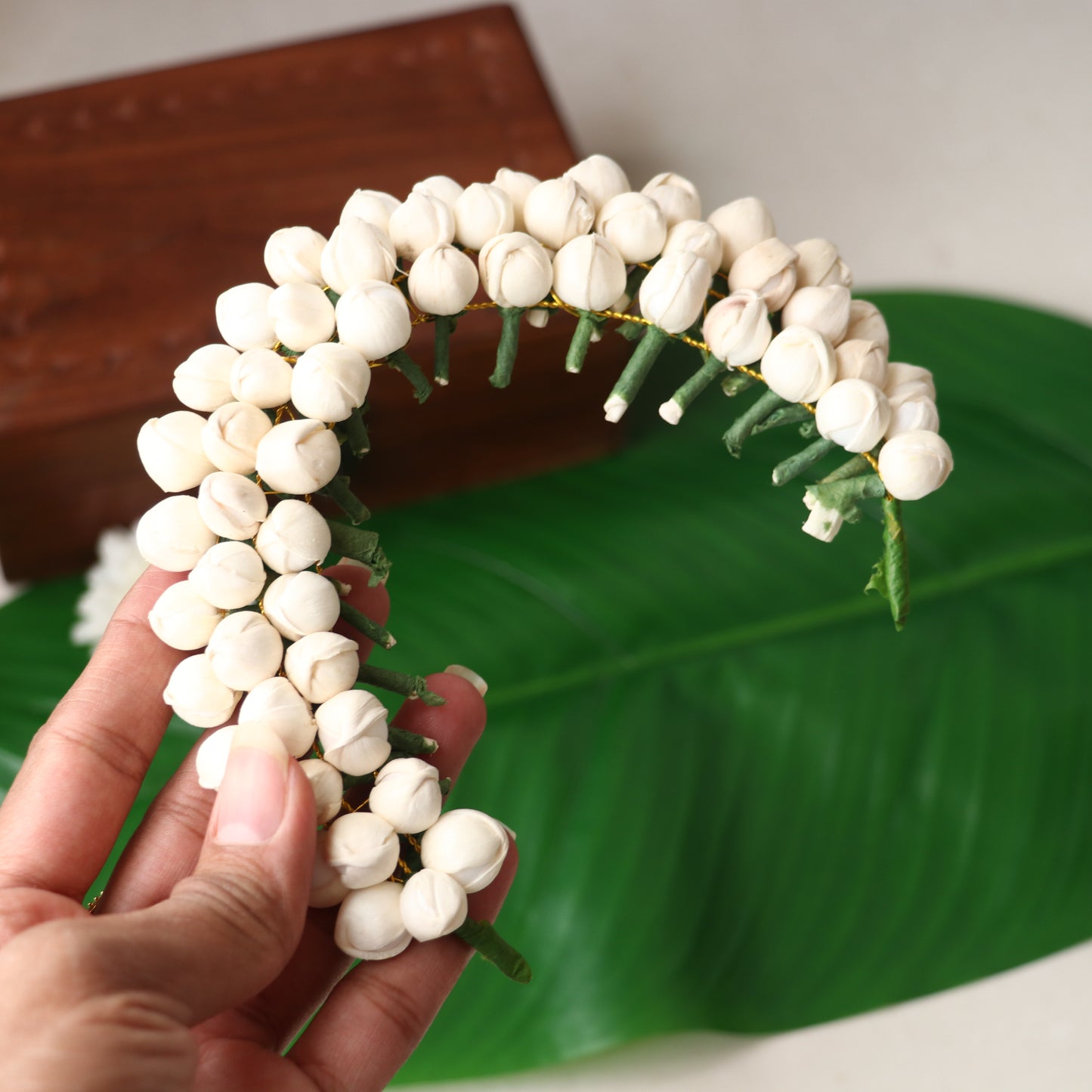 Real Malli Look Alike Veni For Hair (Gajra)