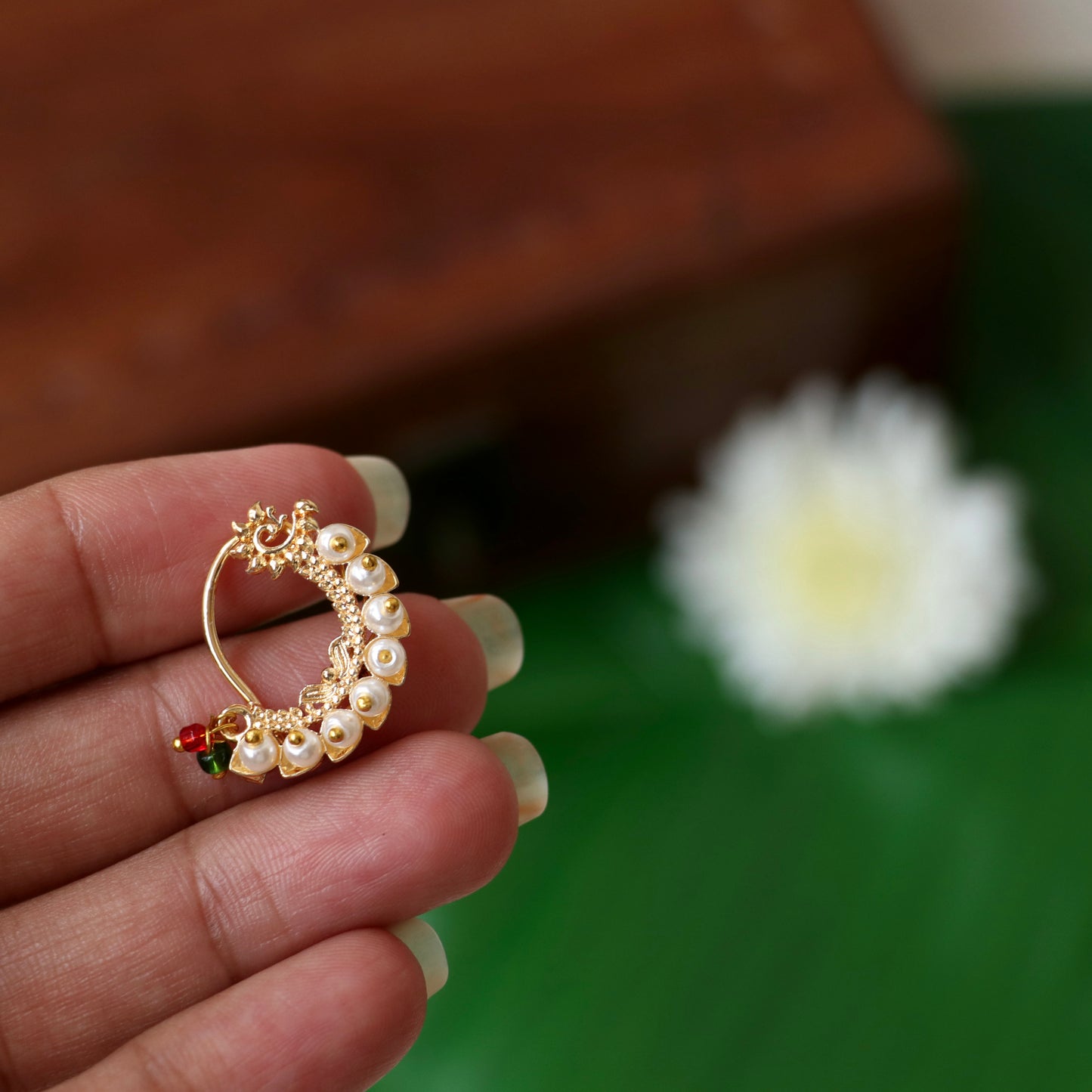 Adjustable Maharashtrian Nath Nose Pin