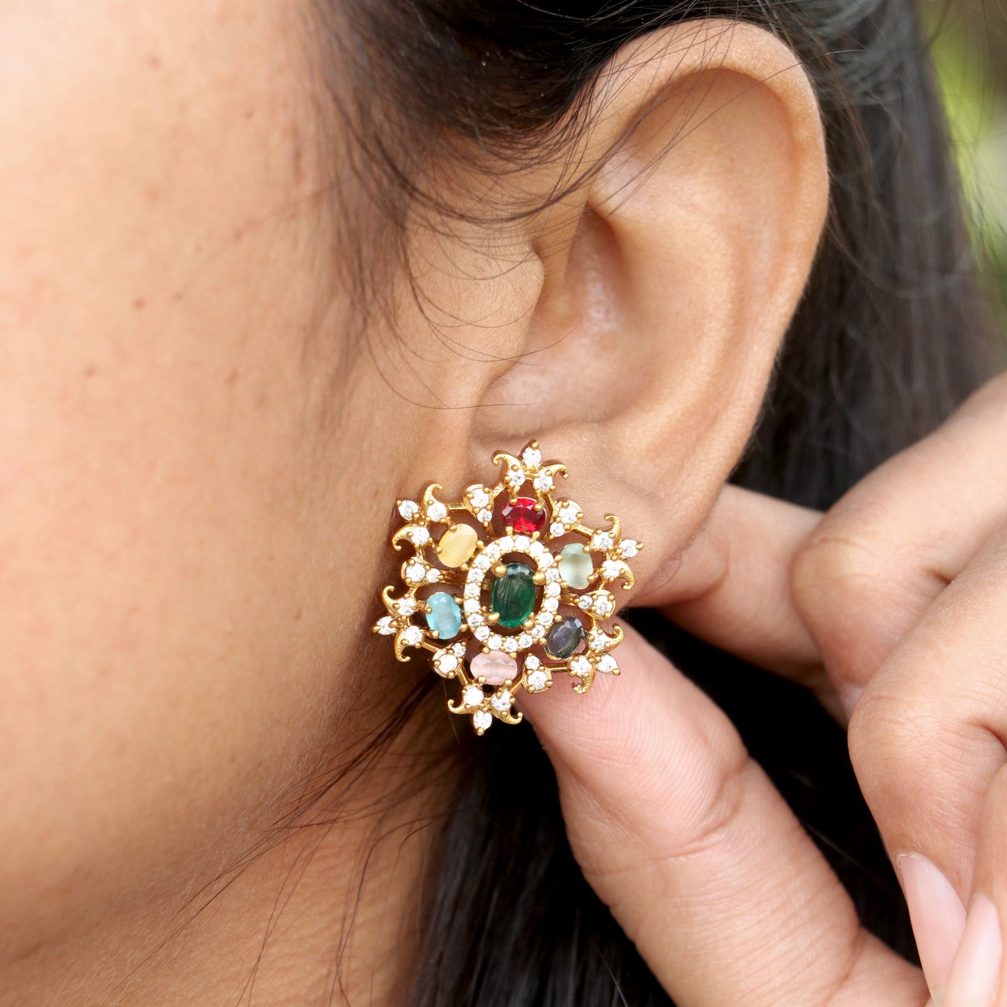 Gorgeous Roop AD & Kemp Studs