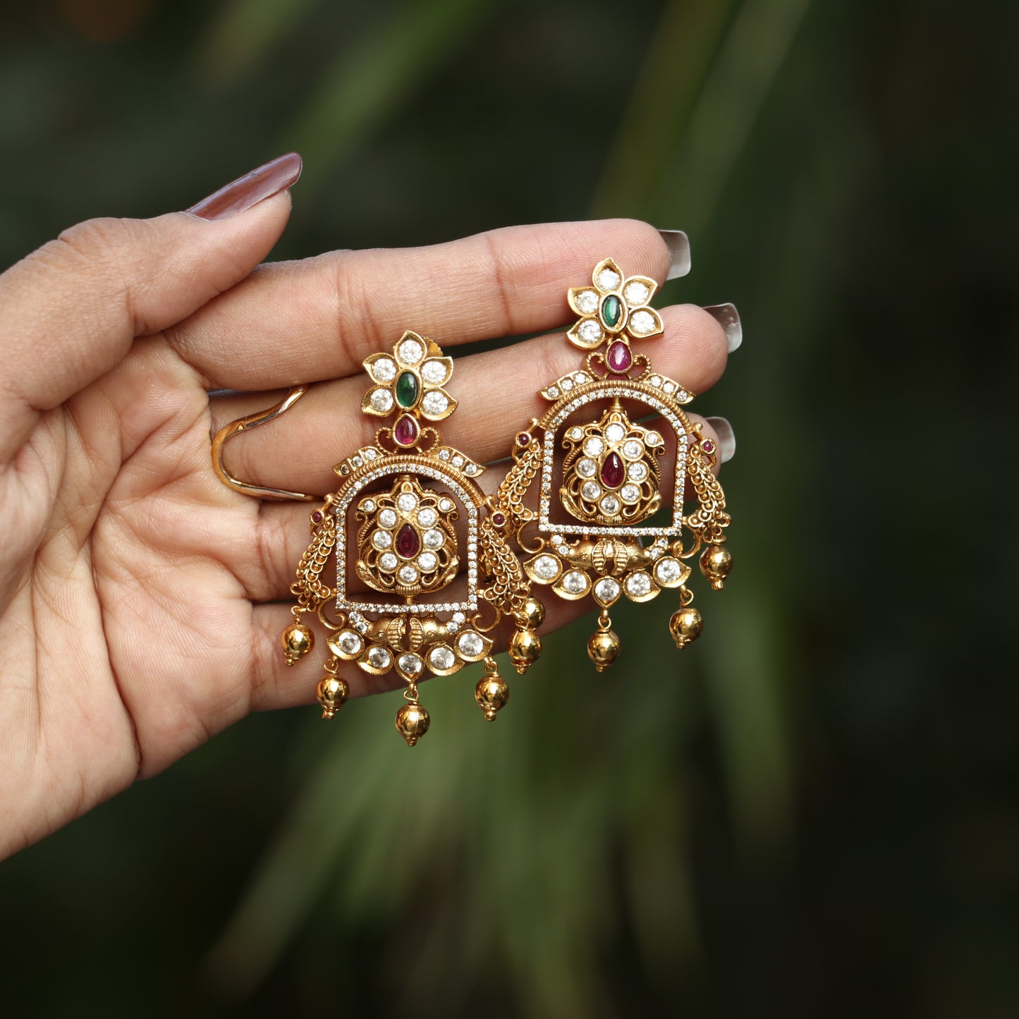Dual Side Antique Lakshmi Haram