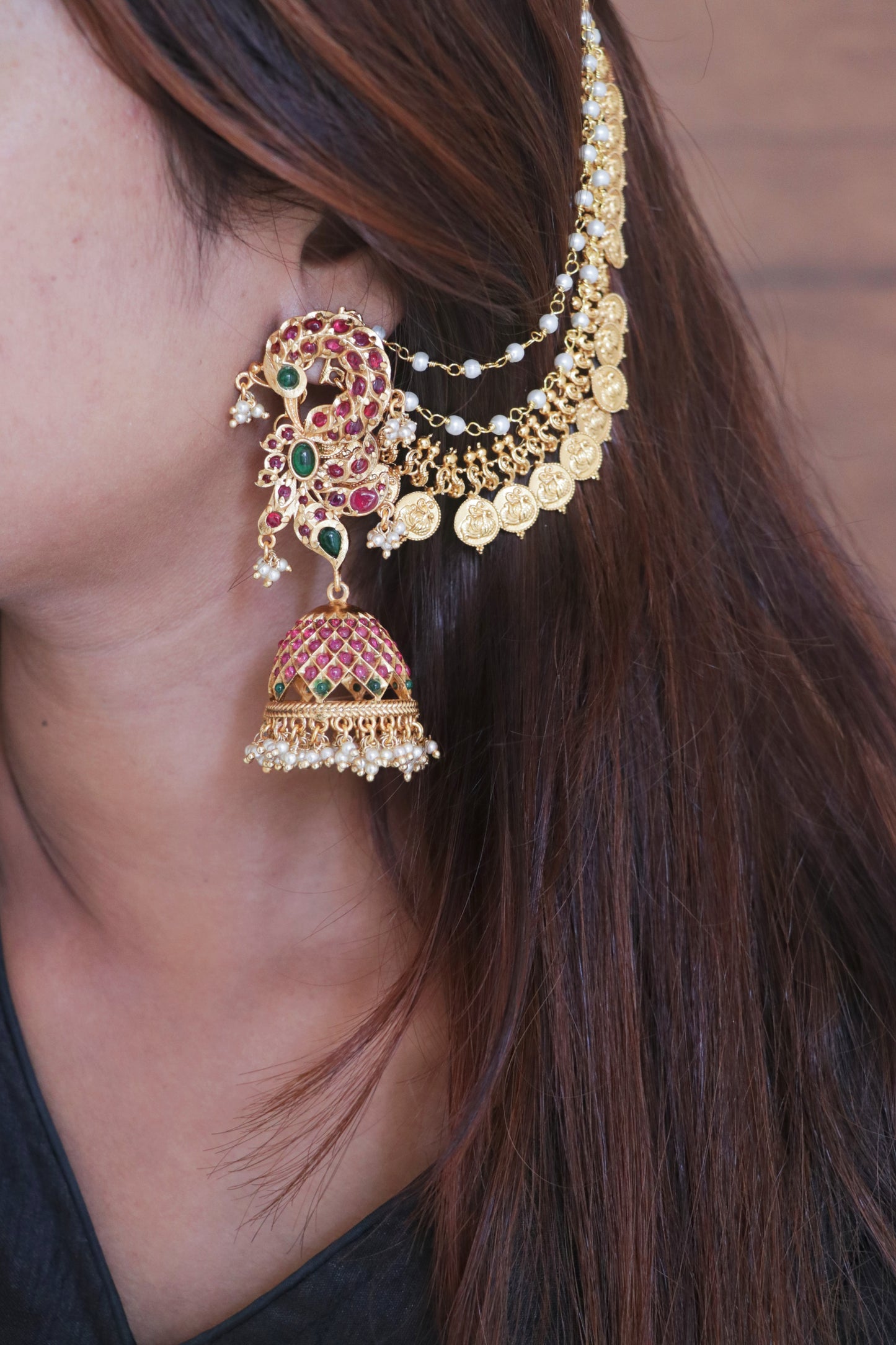 Vishaka Earrings With Mattal