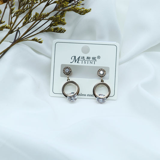 Circle Anti Tarnish Earrings