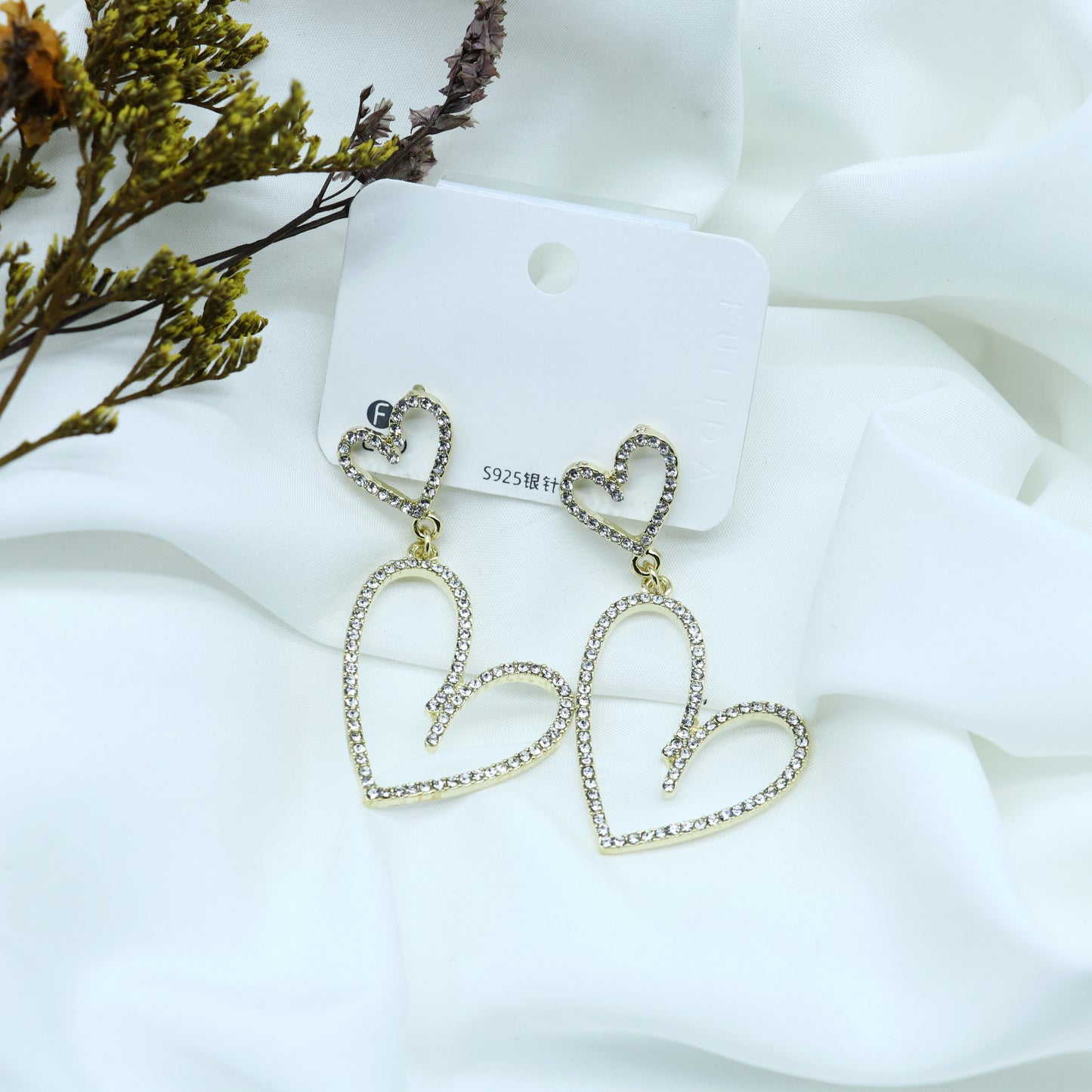 Heart Stone Earrings