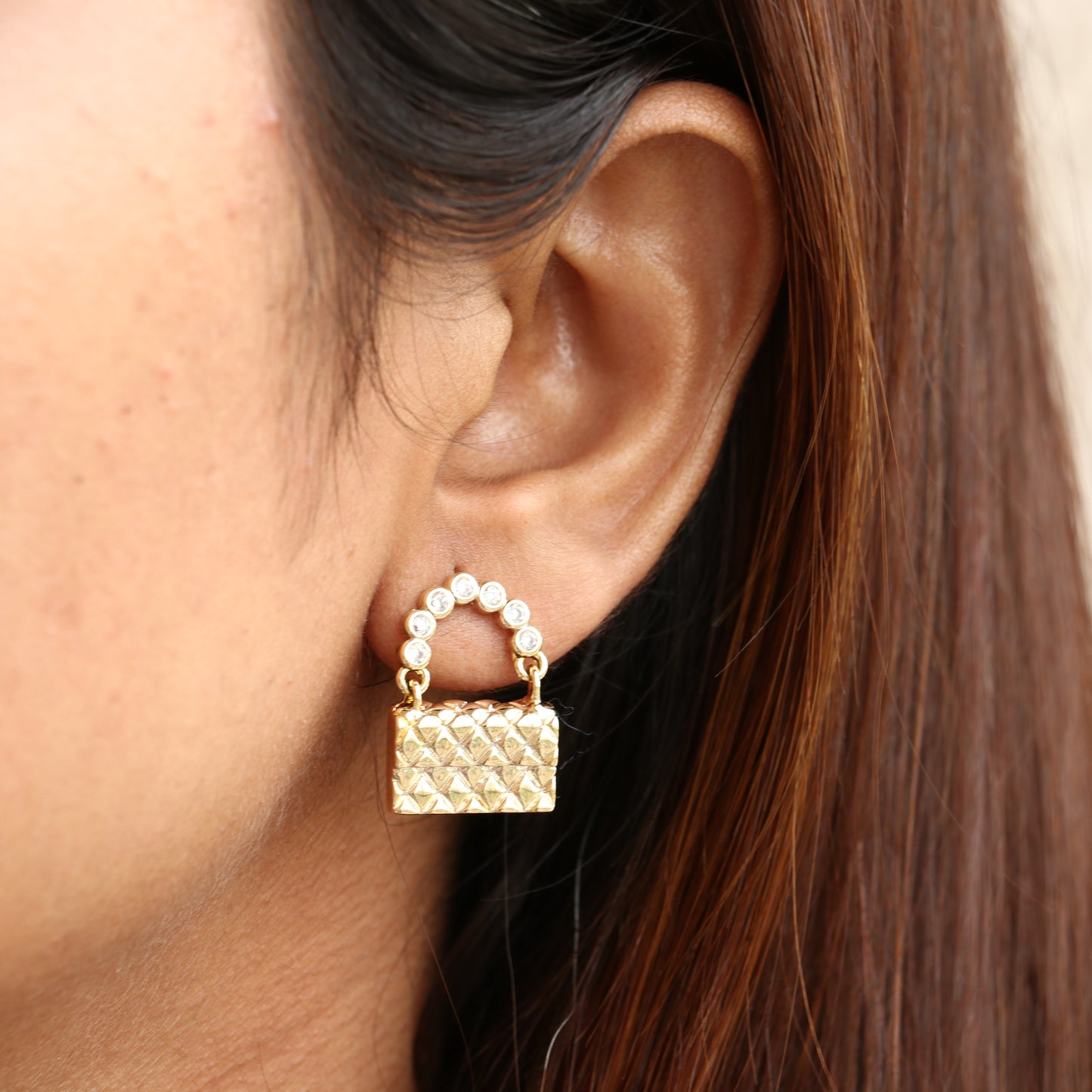 Flap Bag Earrings