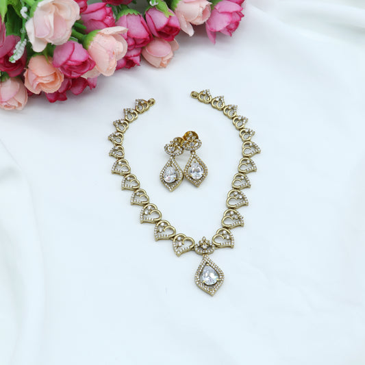 Hridhya Heart Design Necklace