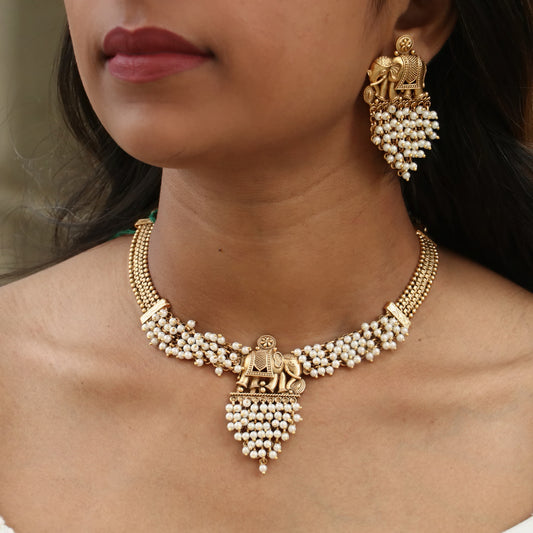 Aadiya Pearl Necklace