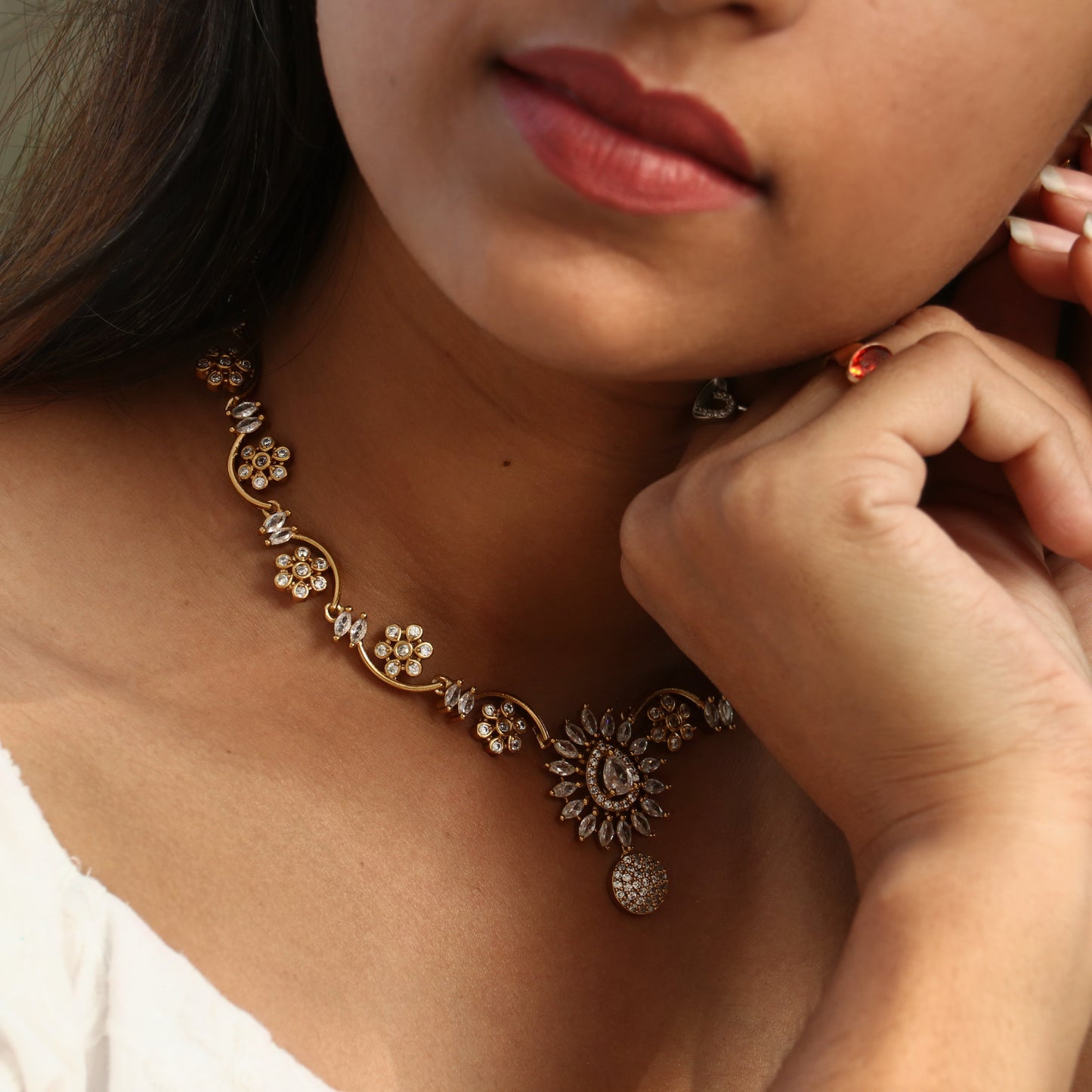 Meera AD Necklace